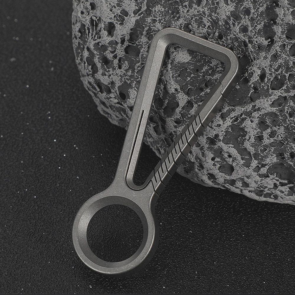 Other Titanium Belt Buckle Key Ring EDC Keychain Camping Tool Size ONE SIZE - 5 Thumbnail