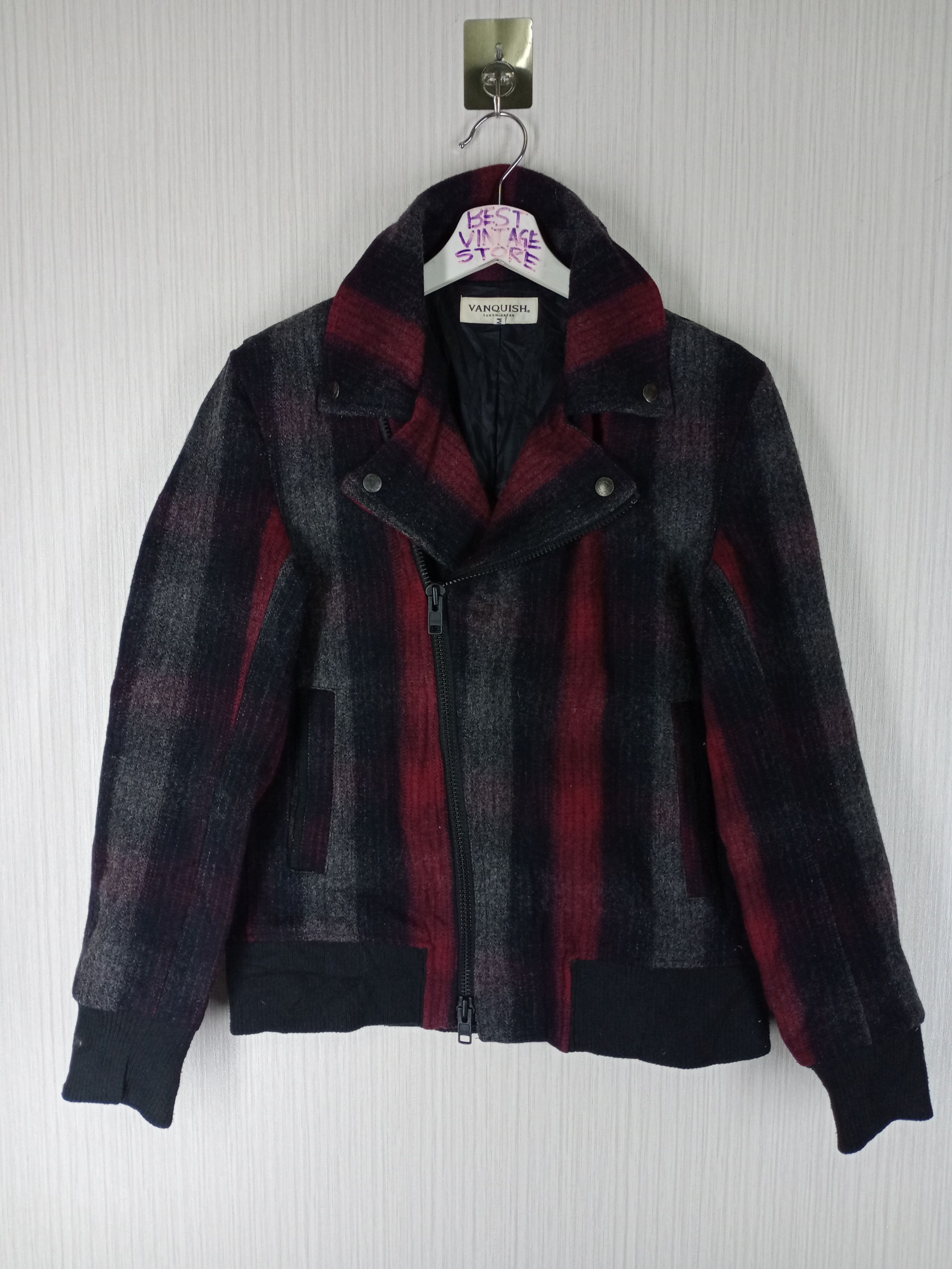 Vanquish Rare Vanquish Tokyo Japan Double Collar Wool Jacket Size US M / EU 48-50 / 2 - 1 Thumbnail