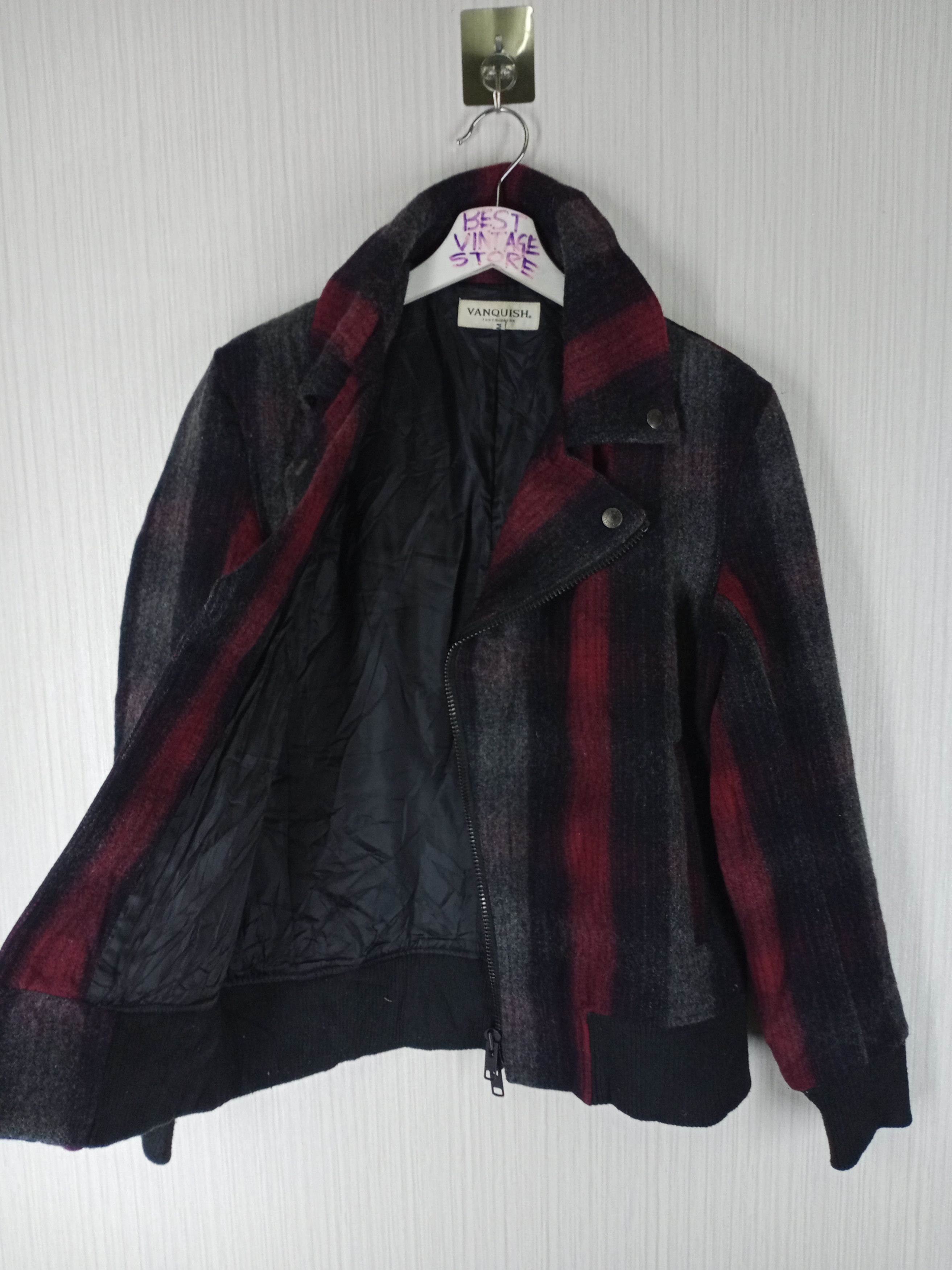 Vanquish Rare Vanquish Tokyo Japan Double Collar Wool Jacket Size US M / EU 48-50 / 2 - 5 Thumbnail