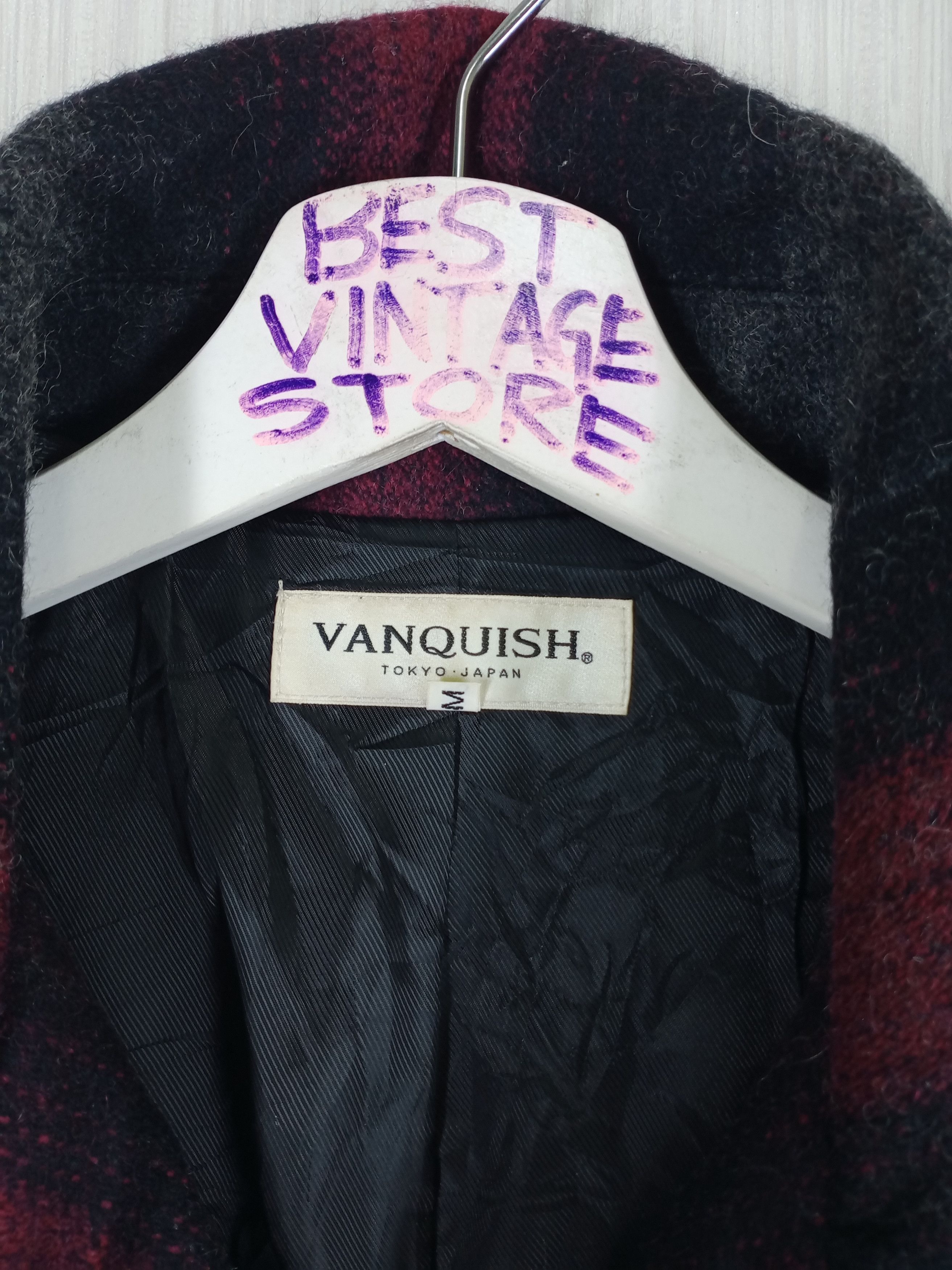 Vanquish Rare Vanquish Tokyo Japan Double Collar Wool Jacket Size US M / EU 48-50 / 2 - 4 Thumbnail