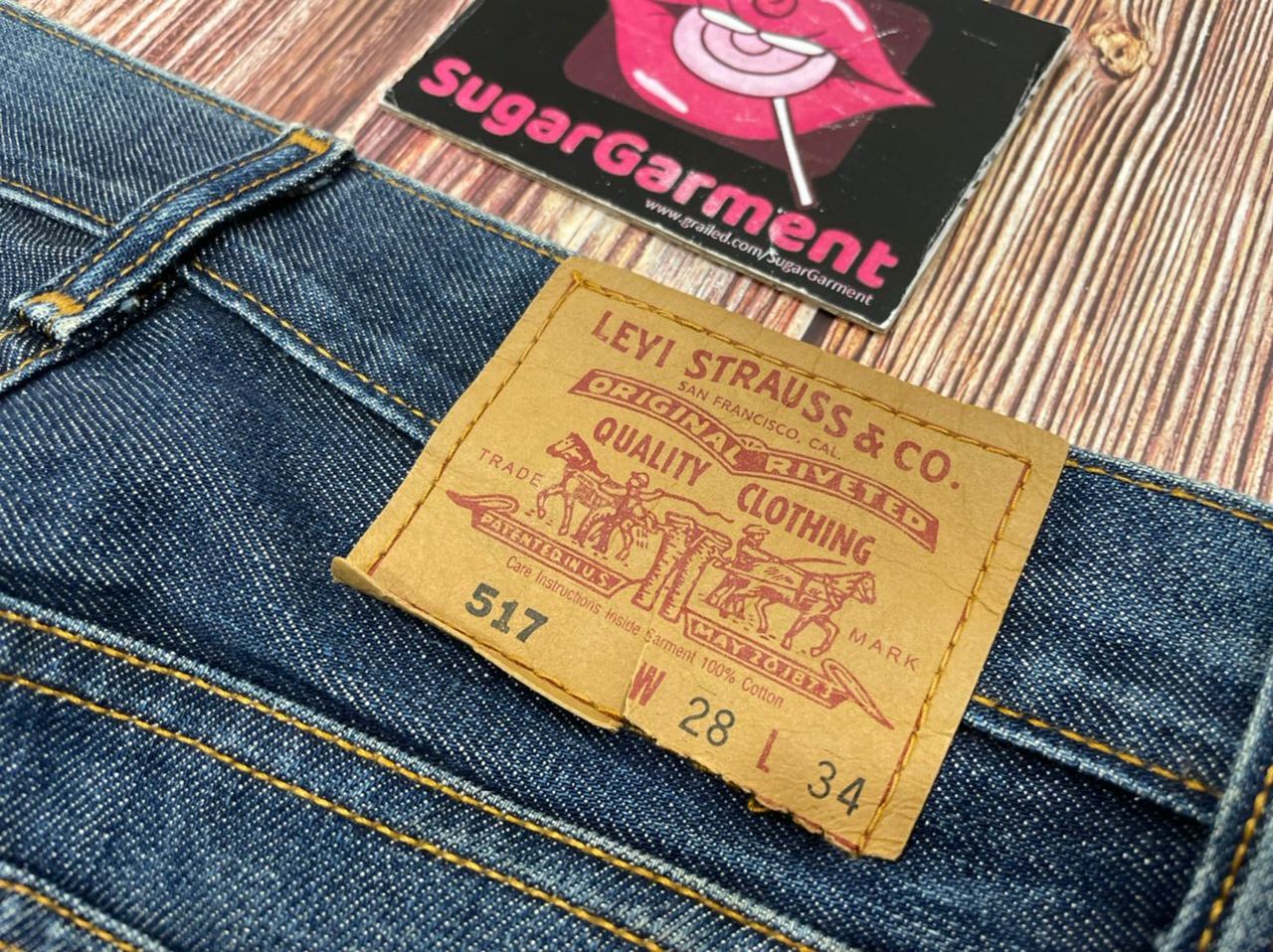 Levi's Levis 517 Bootcut Vintage Jeans Size US 28 / EU 44 - 7 Thumbnail