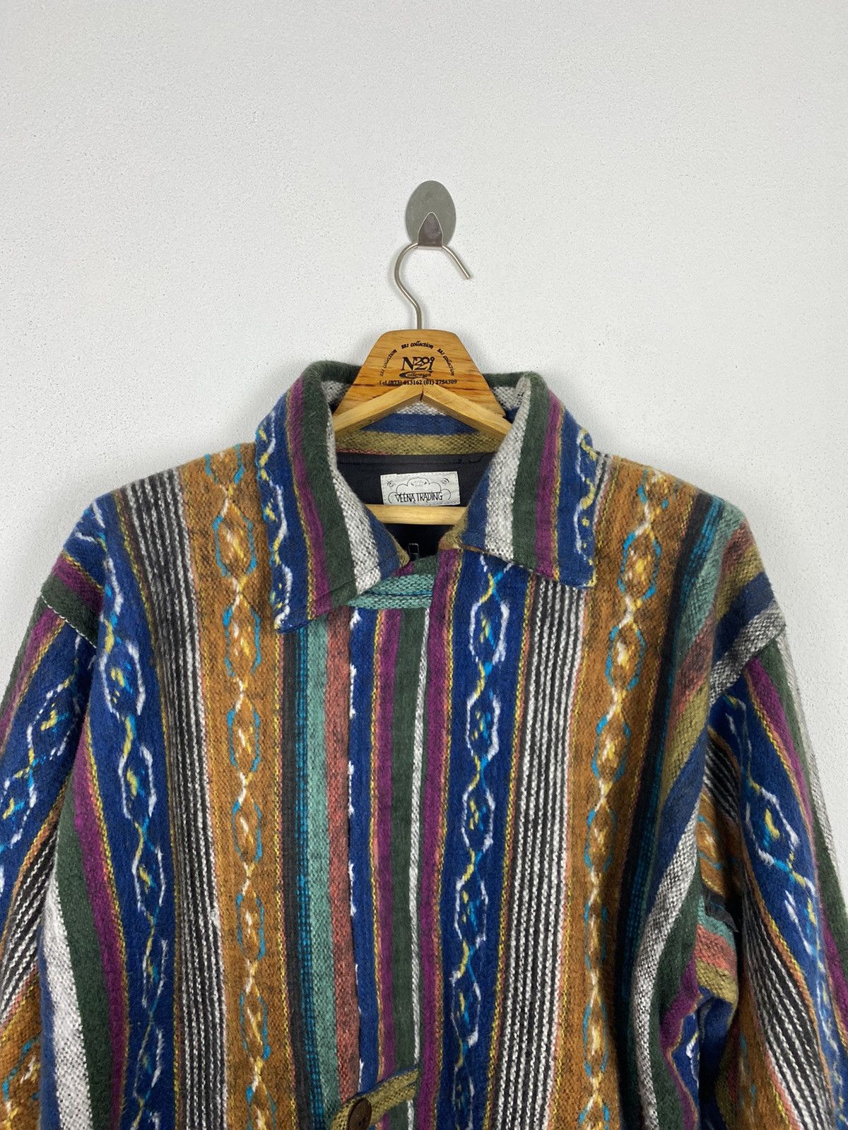 Coogi × Japanese Brand FLEECE JACKET BY JAPANESE BRAND VEENA TRADING LARGE SIZE Size US L / EU 52-54 / 3 - 3 Thumbnail