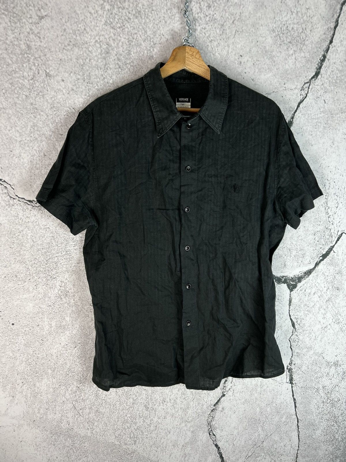 Versace Versace Jeans Coutre button up small logo shirt Size US XL / EU 56 / 4 - 1 Thumbnail