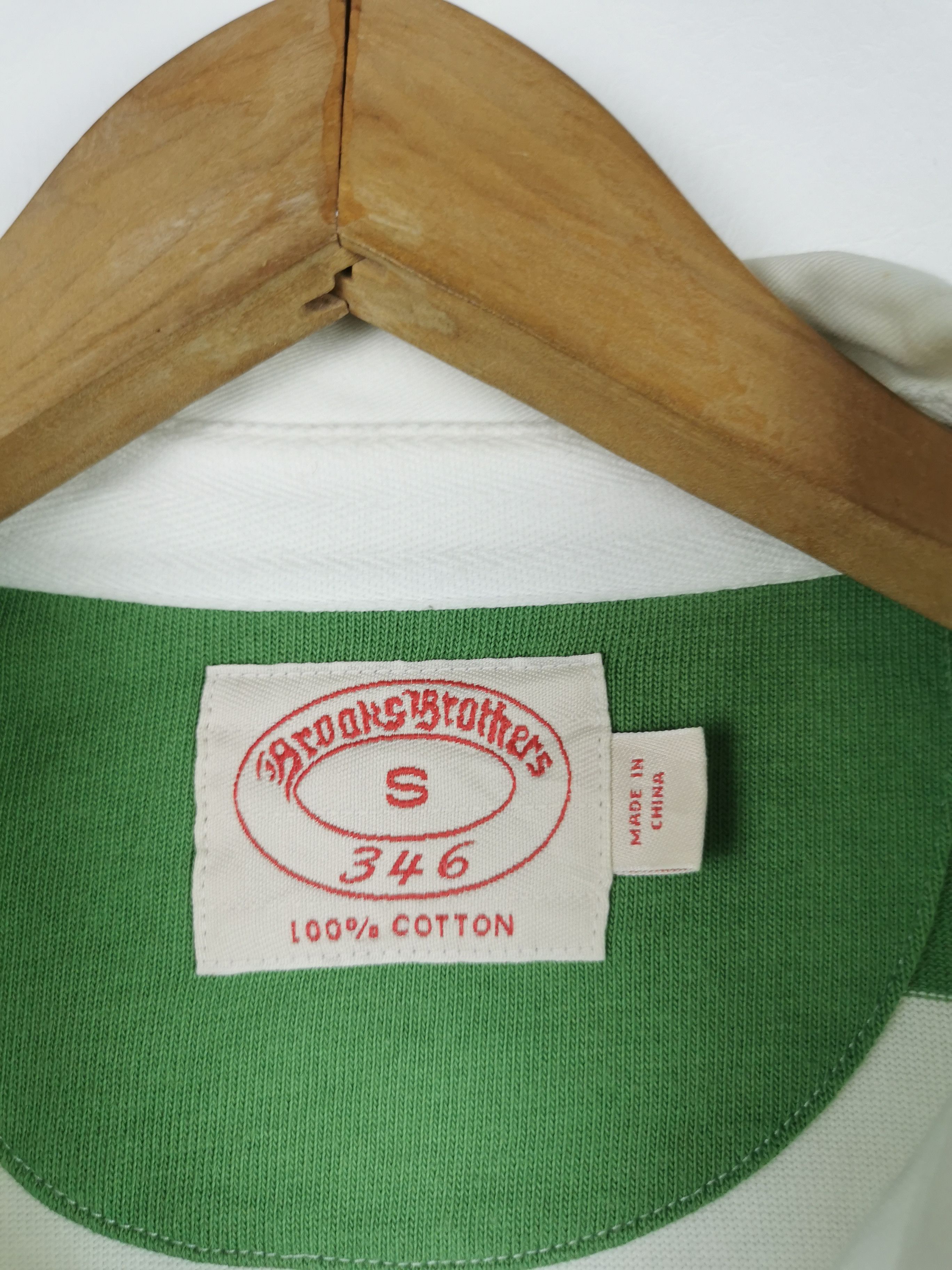Brooks Brothers × Vintage Brooks Brothers Striped Long Sleeve Rugby Polo Shirt Size US S / EU 44-46 / 1 - 7 Thumbnail