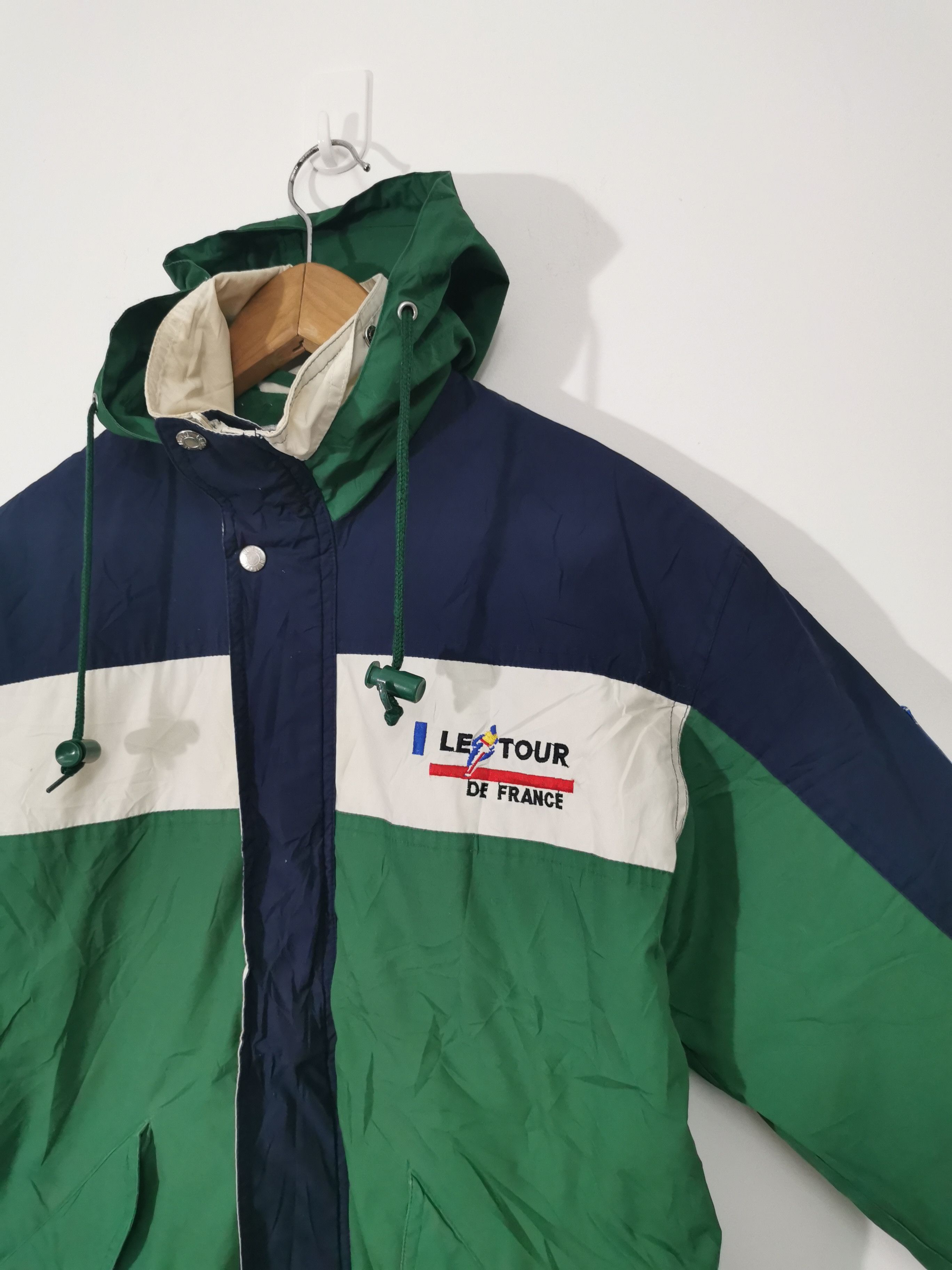 Vintage Le Tour De France Hoodie Parka Jacket Size US M / EU 48-50 / 2 - 2 Thumbnail