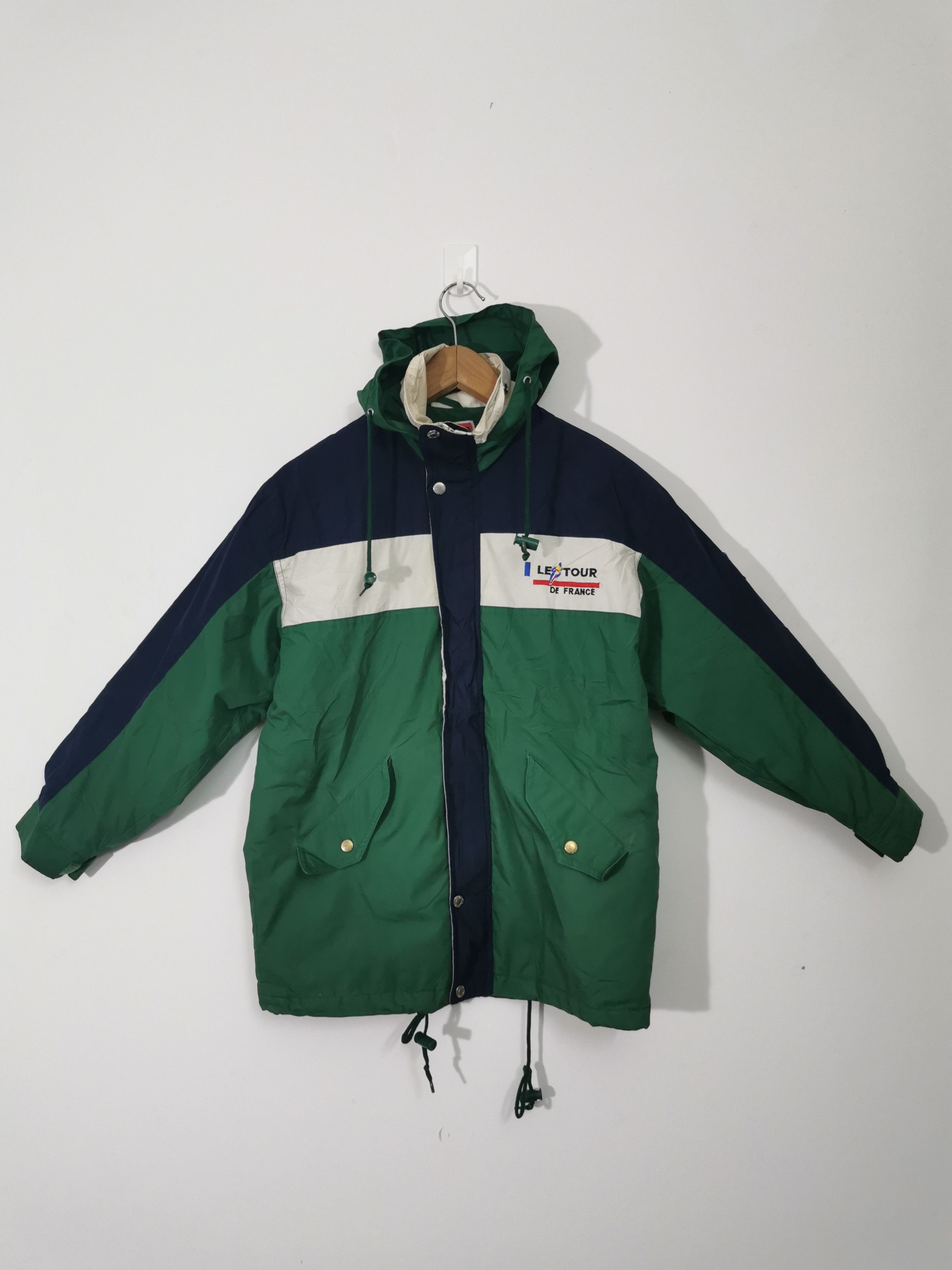 Vintage Le Tour De France Hoodie Parka Jacket Size US M / EU 48-50 / 2 - 1 Thumbnail