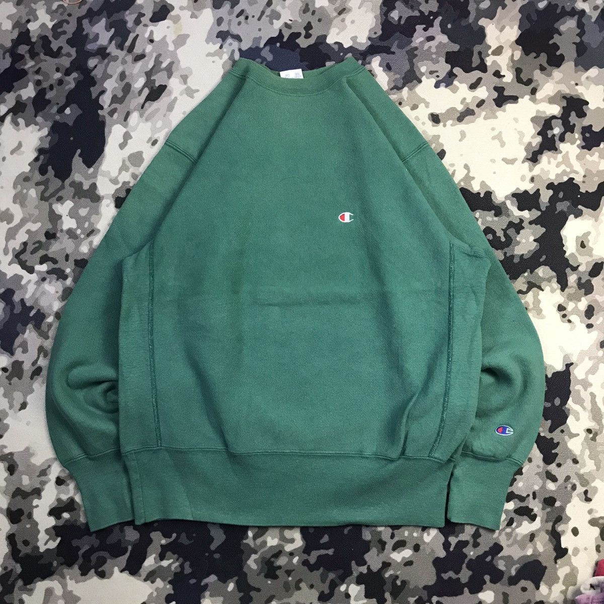 Grail Rare 90s Striking Colourway Reverse Weave Crewneck