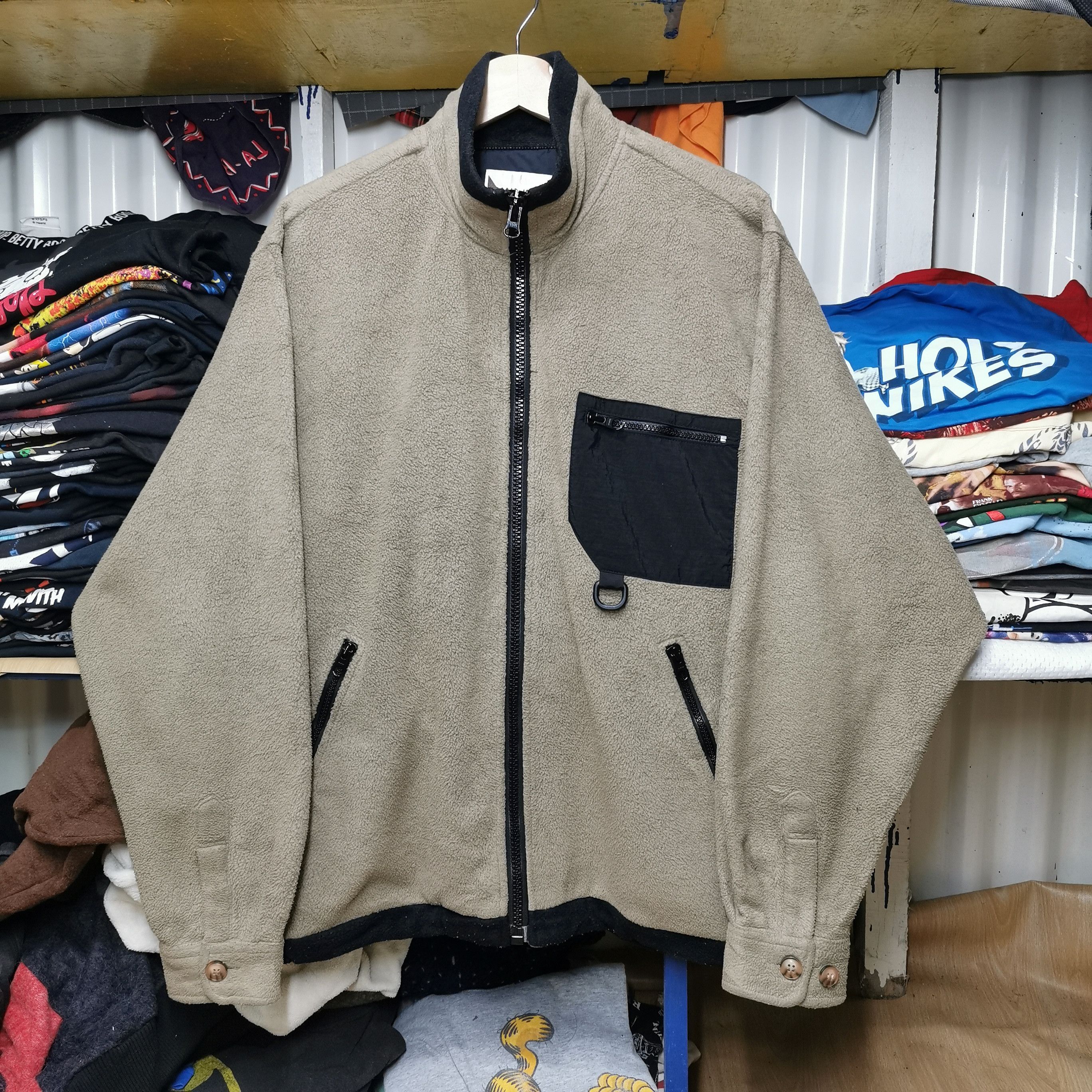 Japanese Brand Vintage oscar jones fleece pile sweater Size US L / EU 52-54 / 3 - 1 Thumbnail