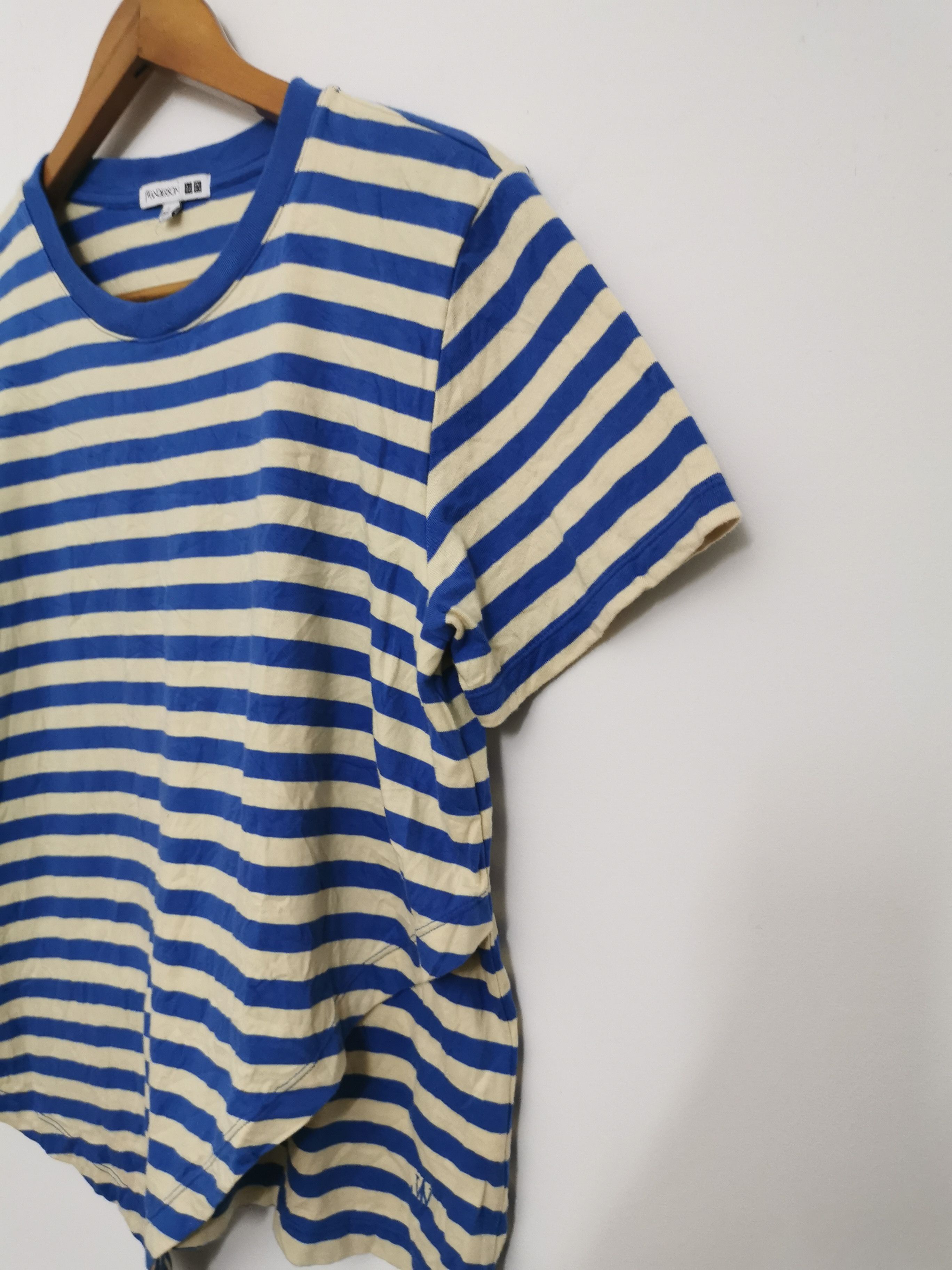 JW Anderson × Uniqlo JW Anderson X Uniqlo Stripe Ruffle Shirt Size L / US 10 / IT 46 - 4 Thumbnail
