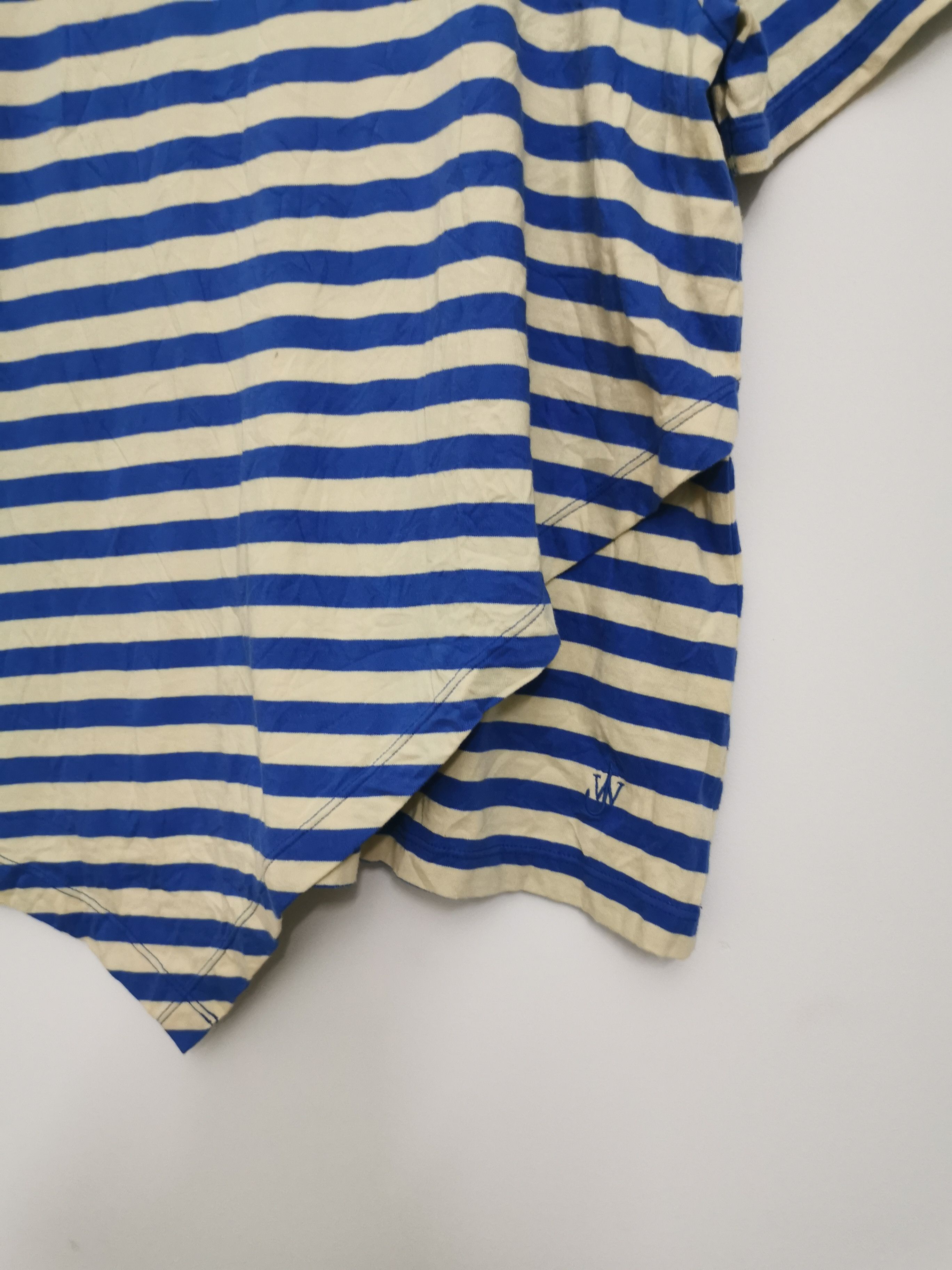 JW Anderson × Uniqlo JW Anderson X Uniqlo Stripe Ruffle Shirt Size L / US 10 / IT 46 - 2 Thumbnail