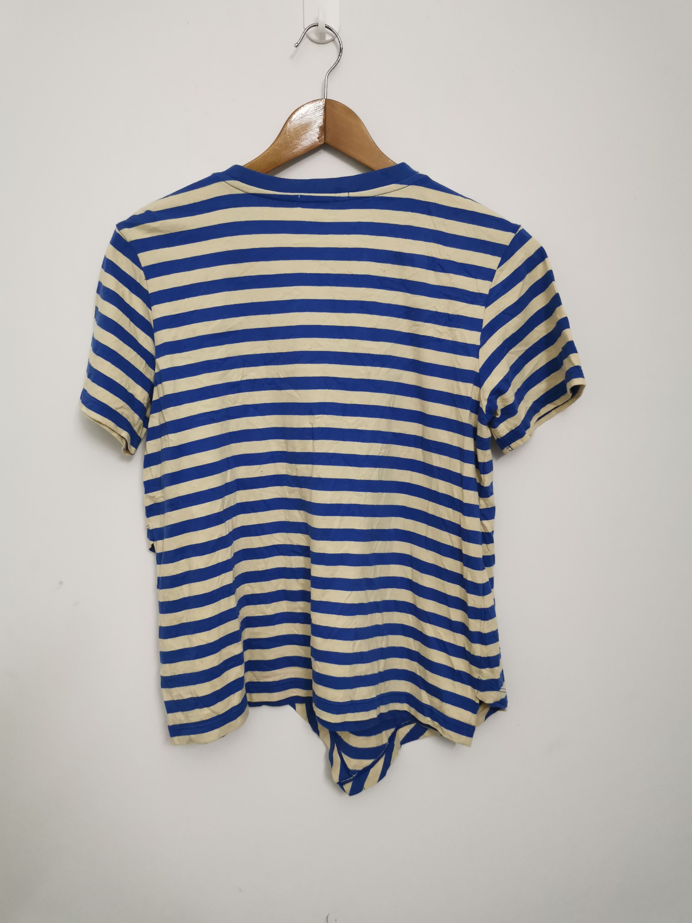 JW Anderson × Uniqlo JW Anderson X Uniqlo Stripe Ruffle Shirt Size L / US 10 / IT 46 - 6 Thumbnail