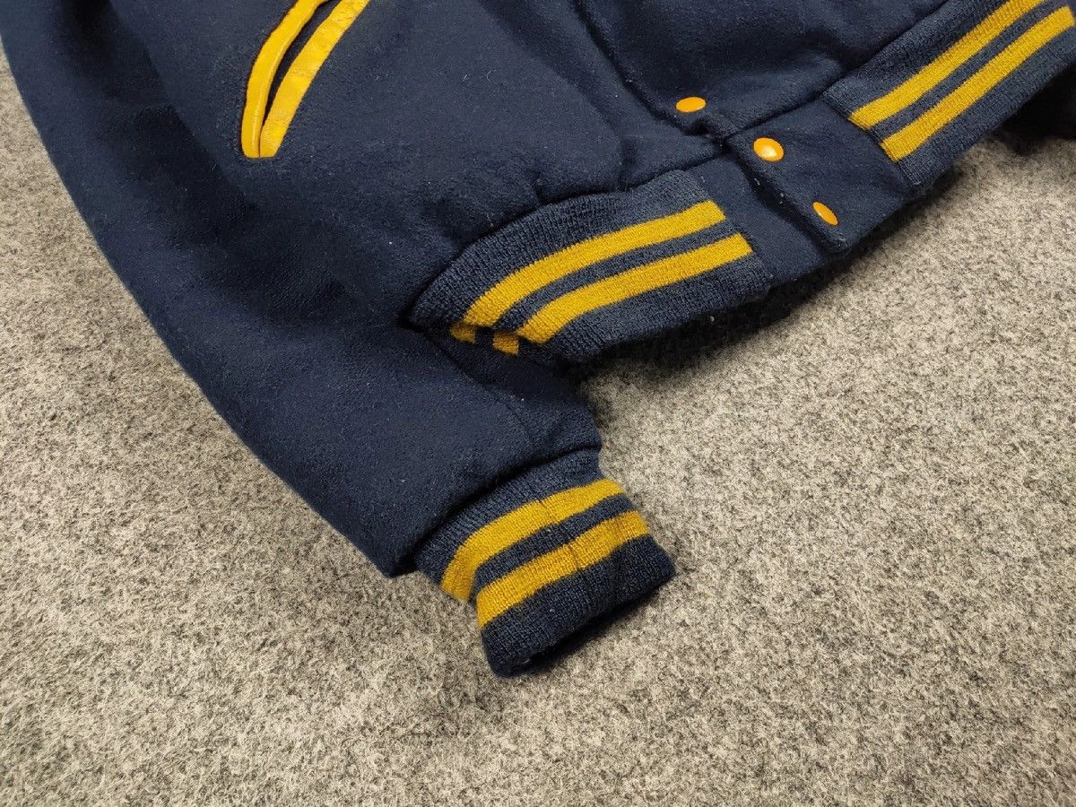 Vintage Vintage 80's Varsity Club Letterman Jacket Blue Made in USA Size US S / EU 44-46 / 1 - 6 Thumbnail
