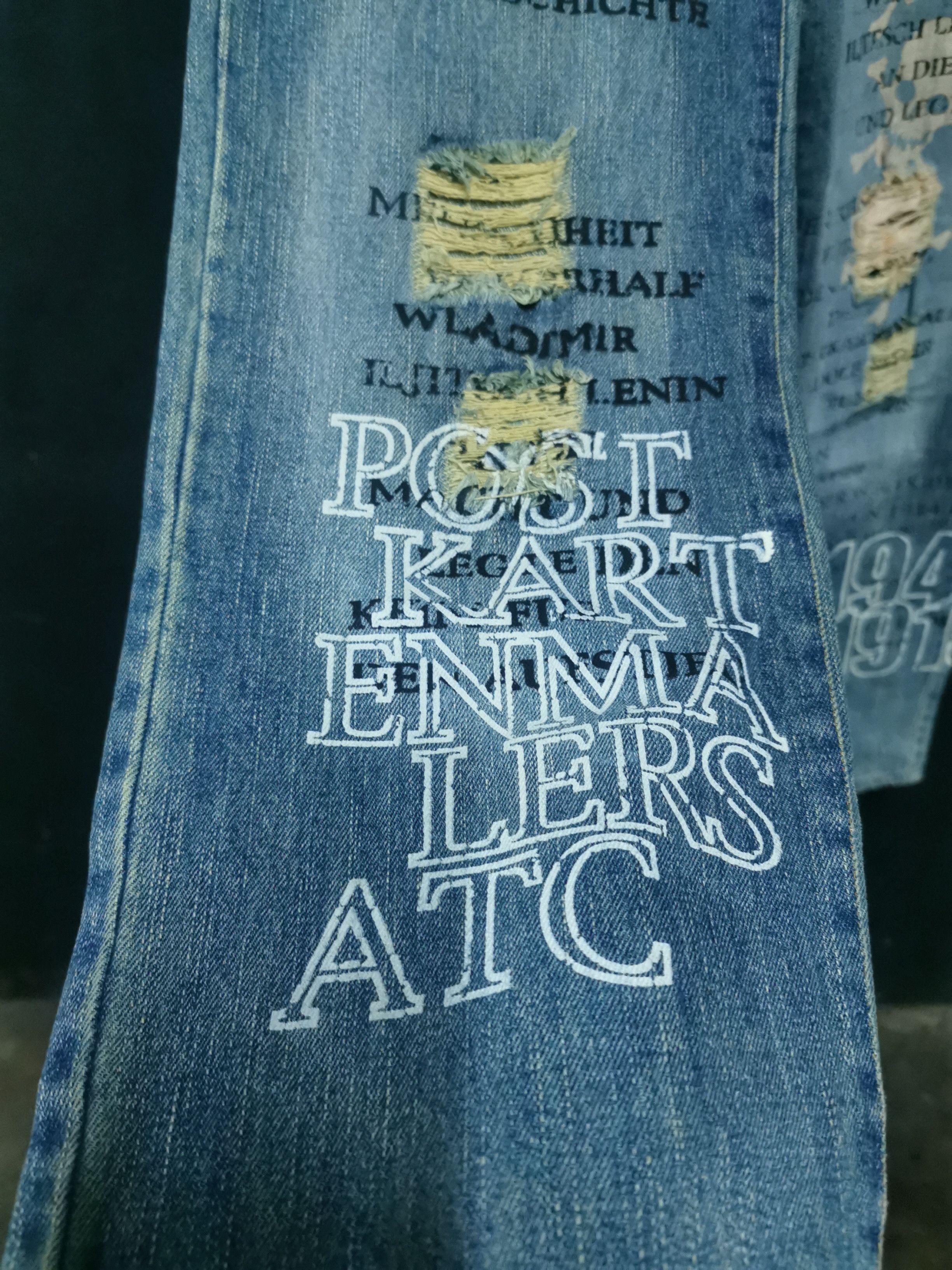 If Six Was Nine Vintage In The Attic Distressed jeans pants lgn style Size US 34 / EU 50 - 4 Thumbnail