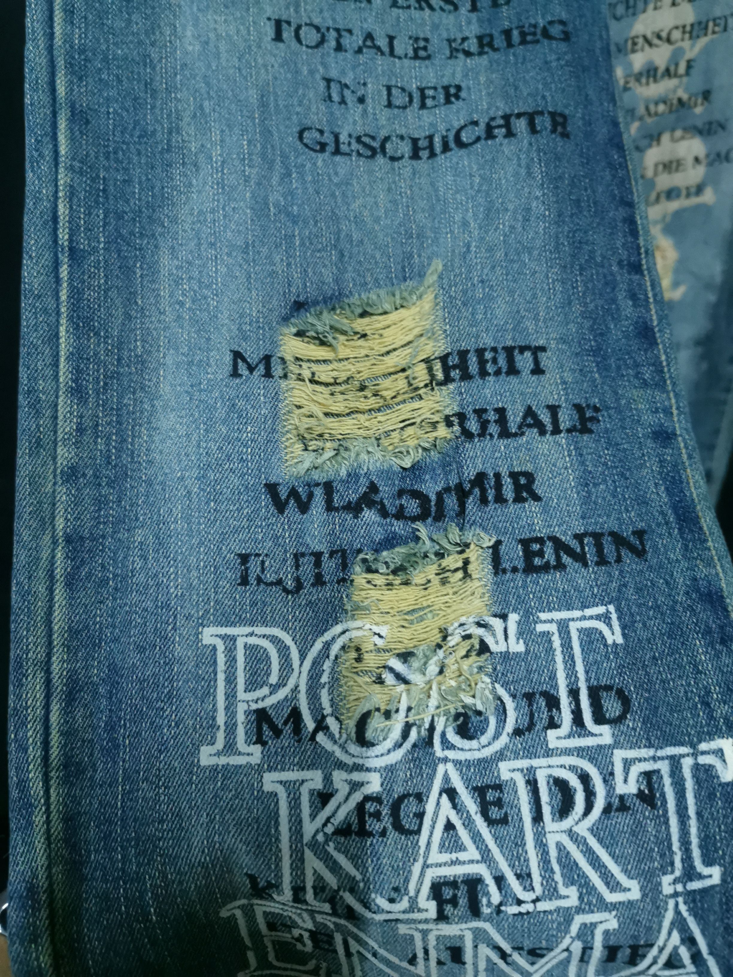If Six Was Nine Vintage In The Attic Distressed jeans pants lgn style Size US 34 / EU 50 - 5 Thumbnail