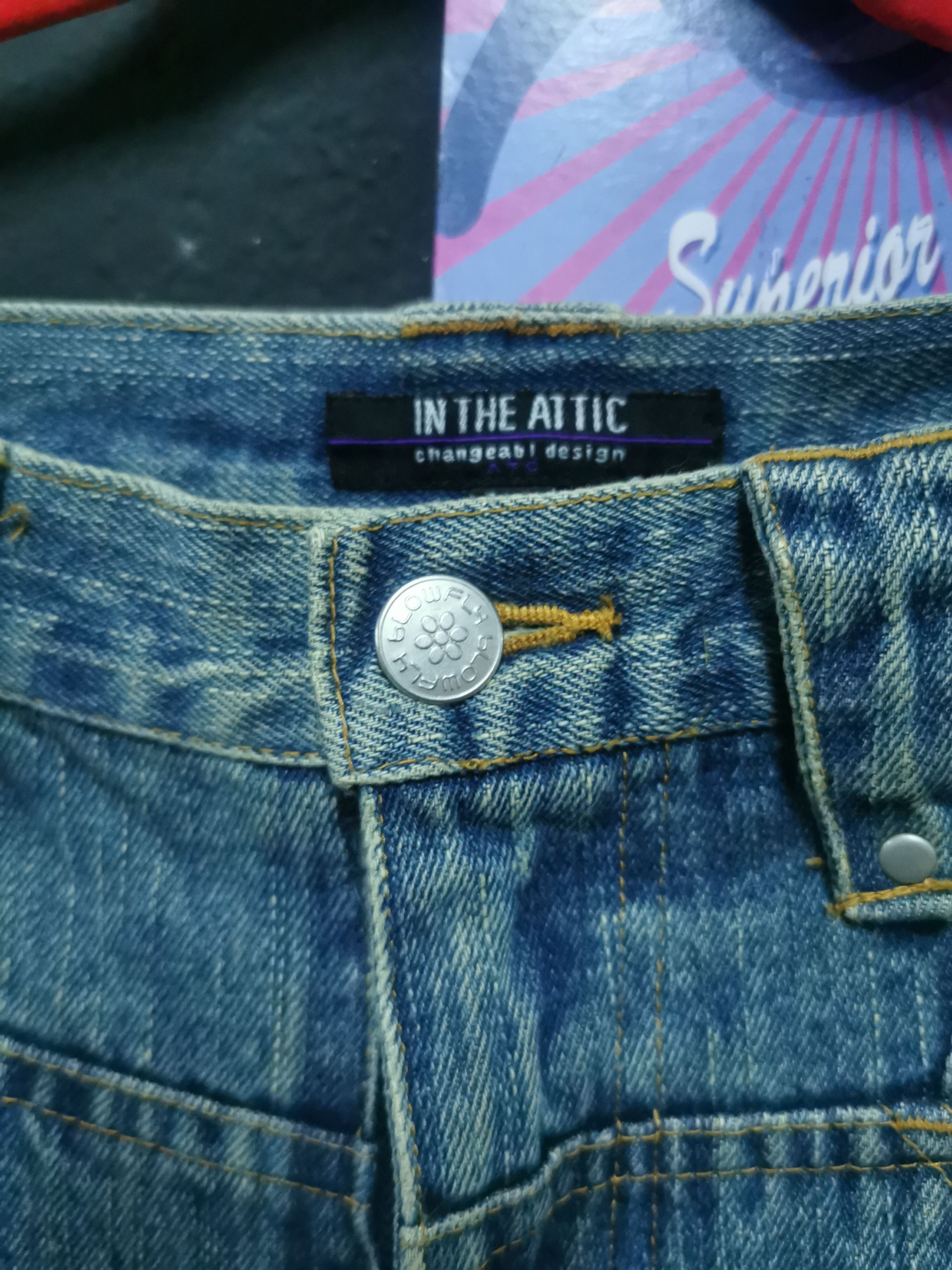 If Six Was Nine Vintage In The Attic Distressed jeans pants lgn style Size US 34 / EU 50 - 11 Thumbnail