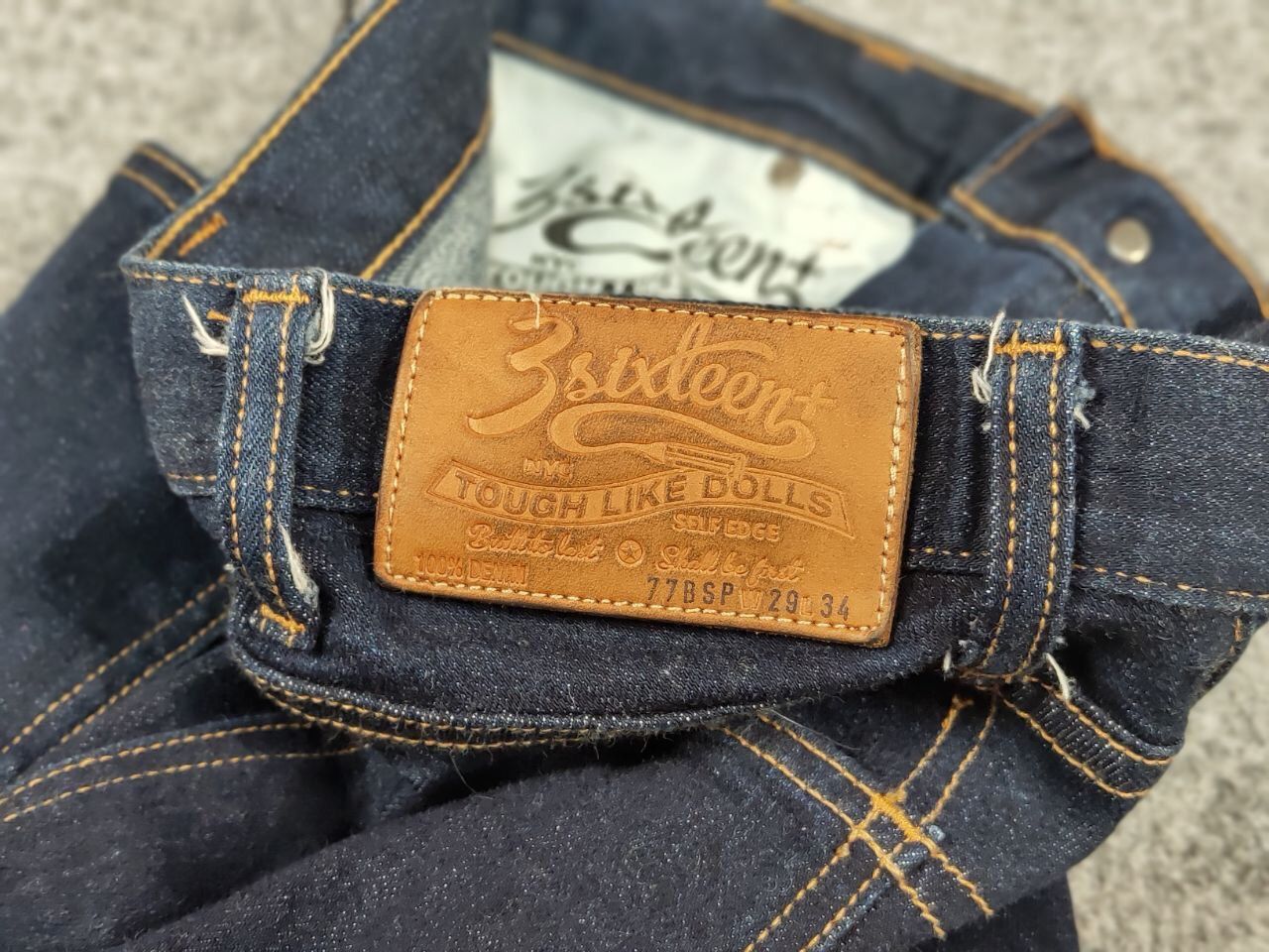 3sixteen 3Sixteen Tough Dolls 14oz Japan Selvedge Cone Denim Jeans Size US 29 - 18 Thumbnail