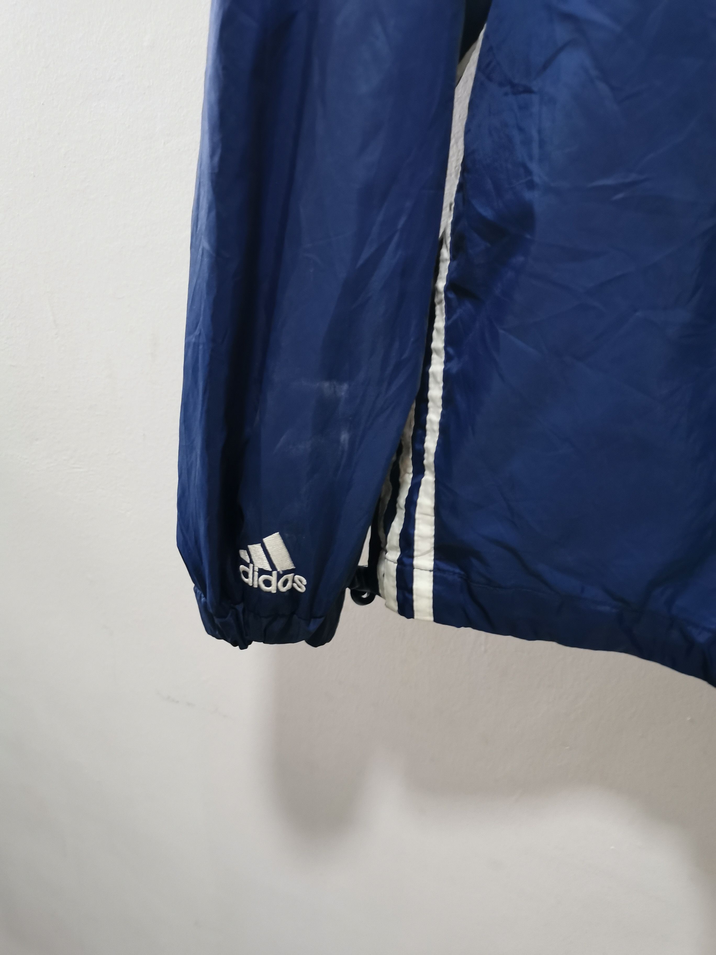 Adidas × New York Yankees × Vintage Vintage Adidas NY Yankees Anorak Windbreaker Size US L / EU 52-54 / 3 - 7 Thumbnail