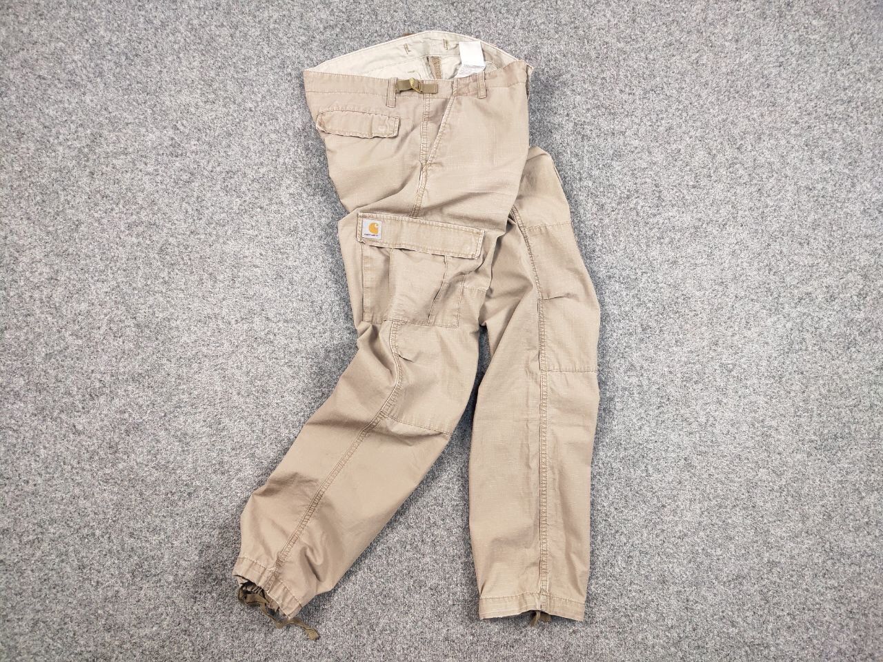 Carhartt Vintage 90's Carhartt WIP Aviation Beige Cargo Pants Travis Size US 30 / EU 46 - 18 Thumbnail