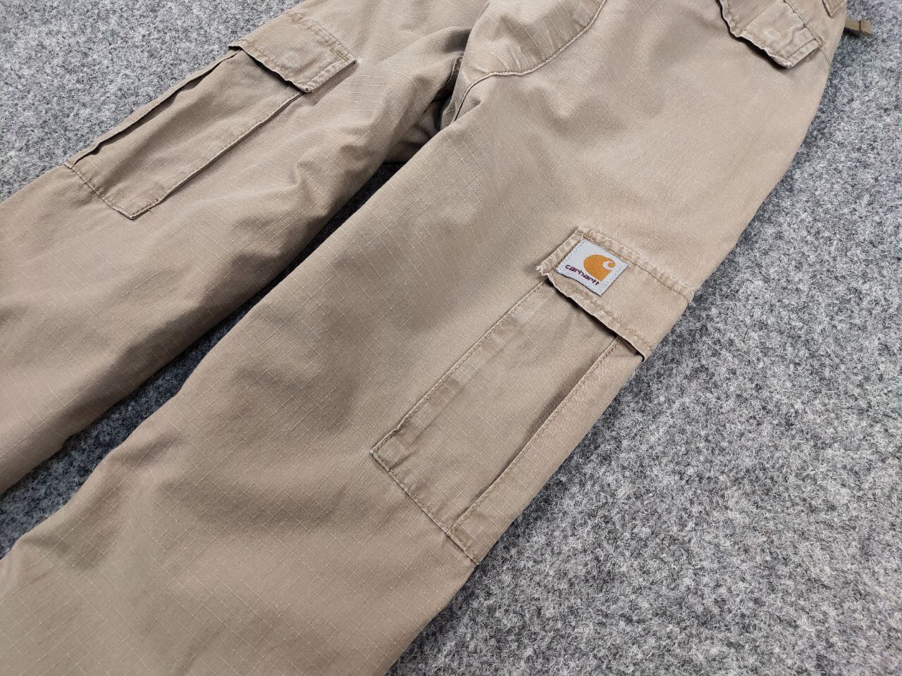 Carhartt Vintage 90's Carhartt WIP Aviation Beige Cargo Pants Travis Size US 30 / EU 46 - 6 Thumbnail