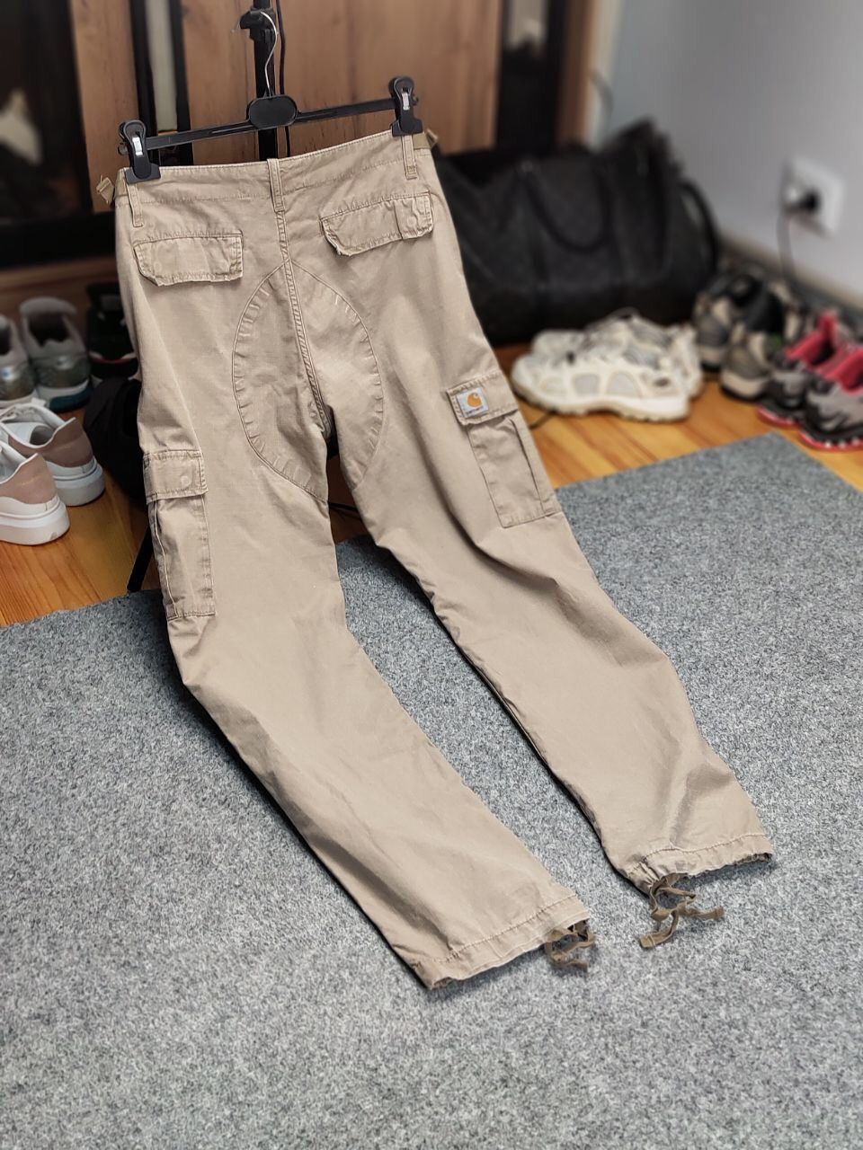 Carhartt Vintage 90's Carhartt WIP Aviation Beige Cargo Pants Travis Size US 30 / EU 46 - 22 Thumbnail