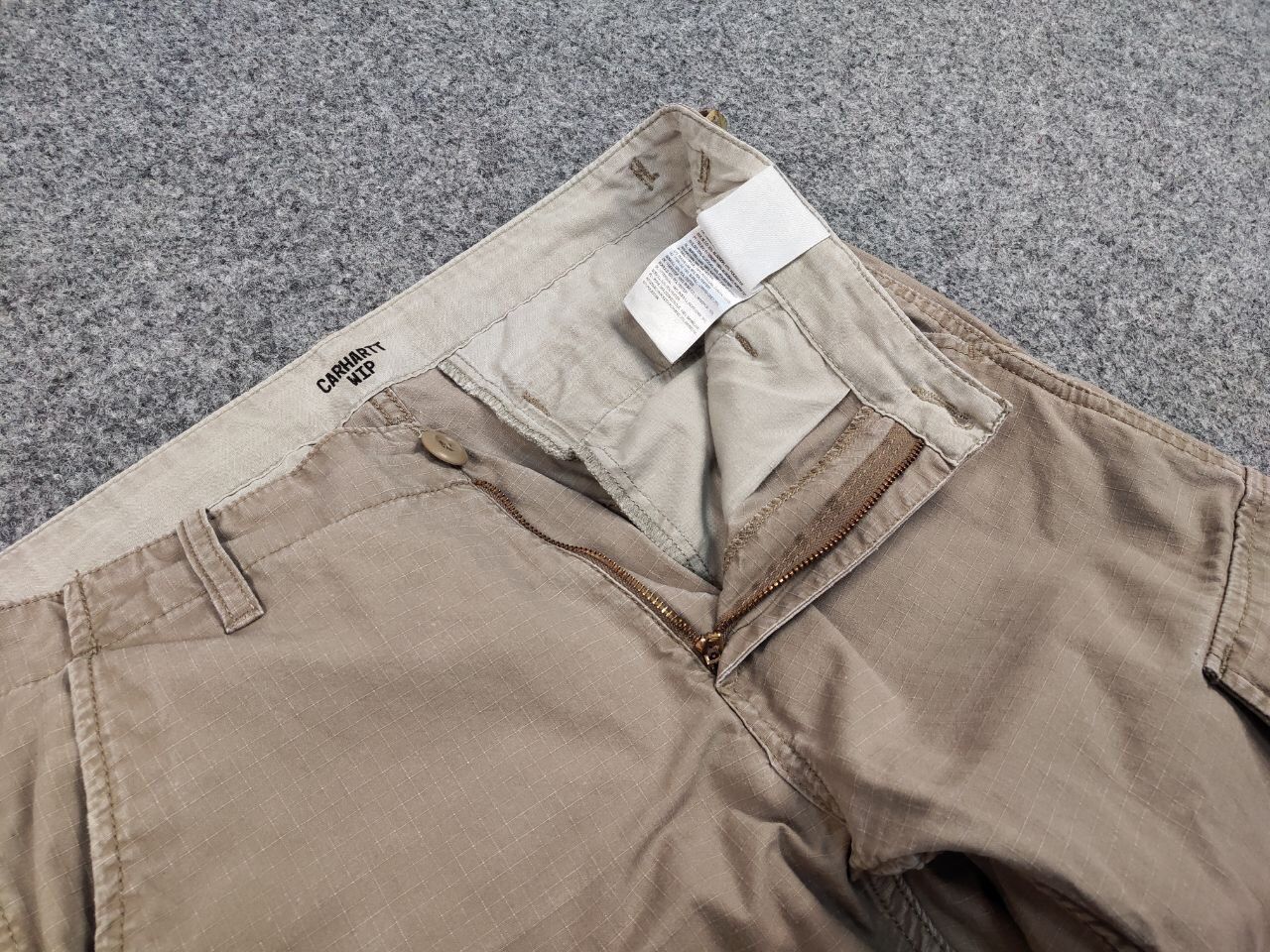 Carhartt Vintage 90's Carhartt WIP Aviation Beige Cargo Pants Travis Size US 30 / EU 46 - 17 Thumbnail
