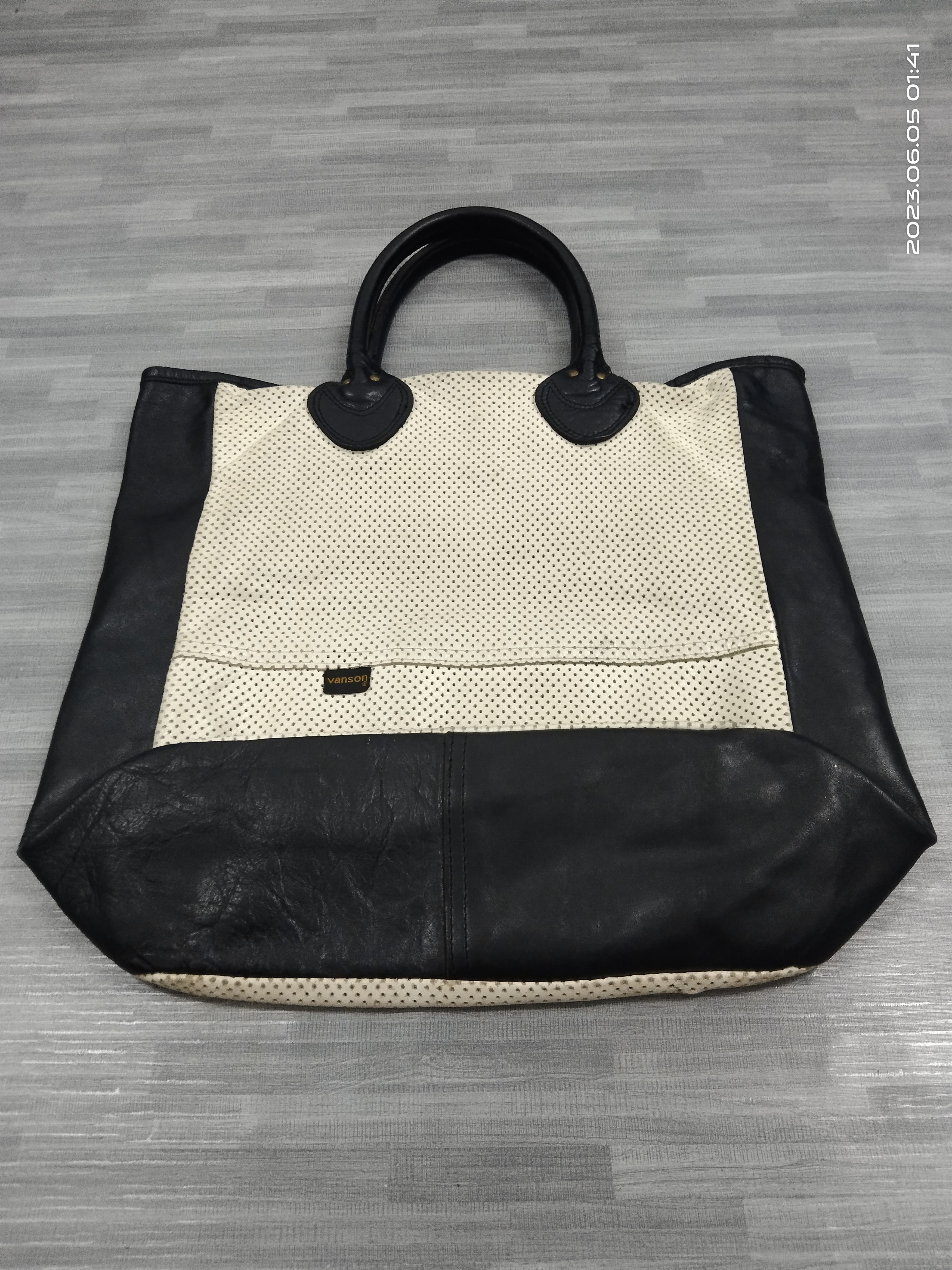 Leather TOTE BAG VANSON LEATHER Size ONE SIZE - 4 Thumbnail