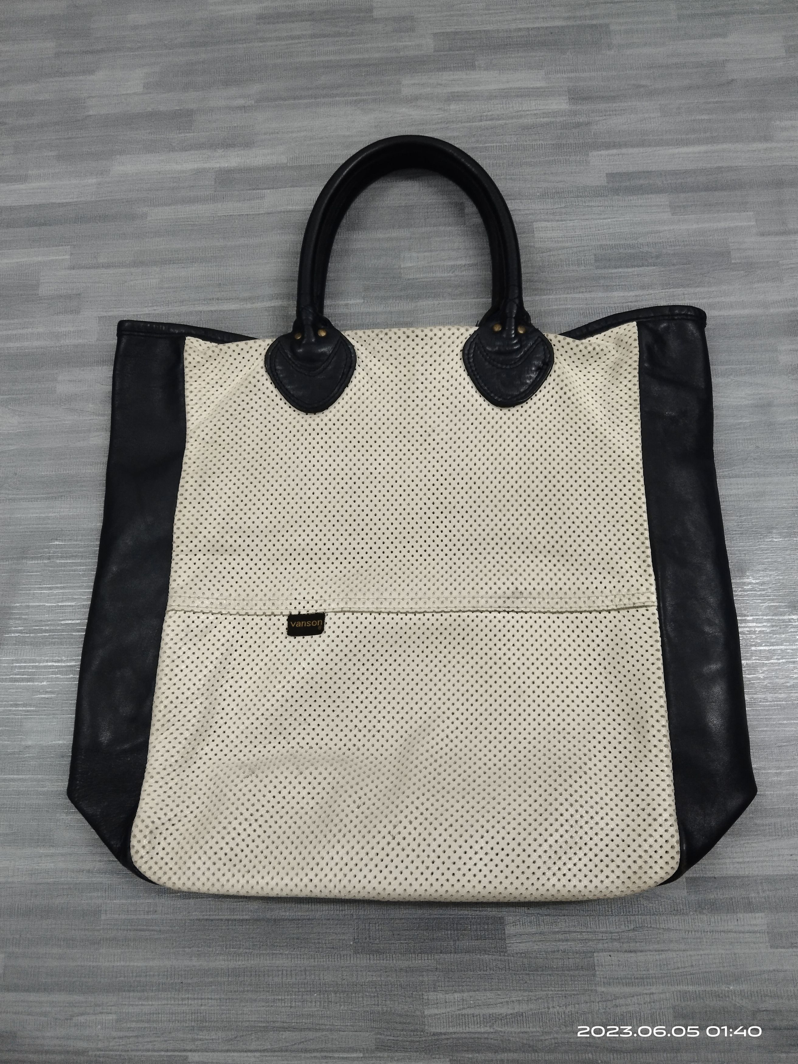 Leather TOTE BAG VANSON LEATHER Size ONE SIZE - 2 Thumbnail