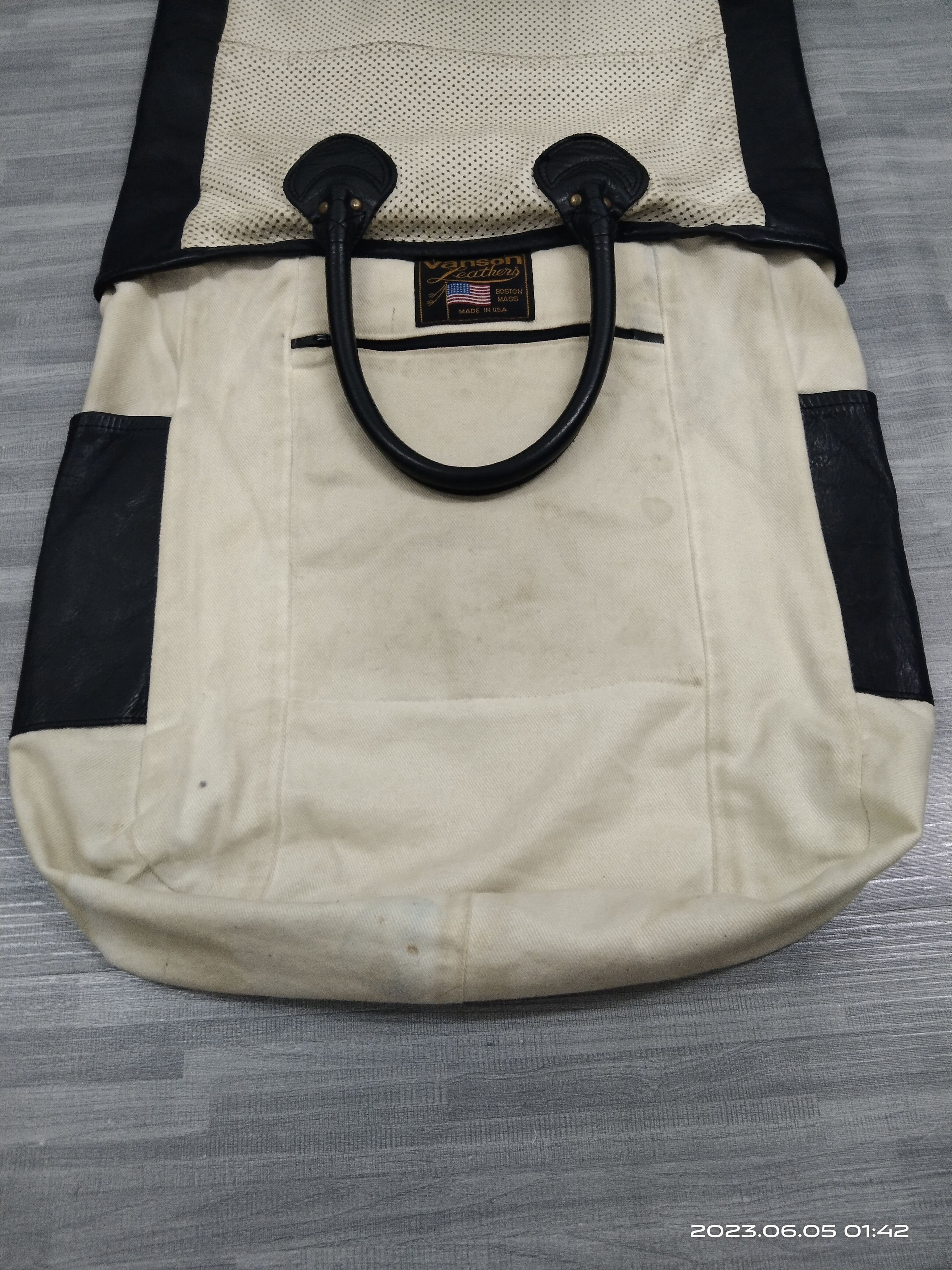 Leather TOTE BAG VANSON LEATHER Size ONE SIZE - 6 Thumbnail