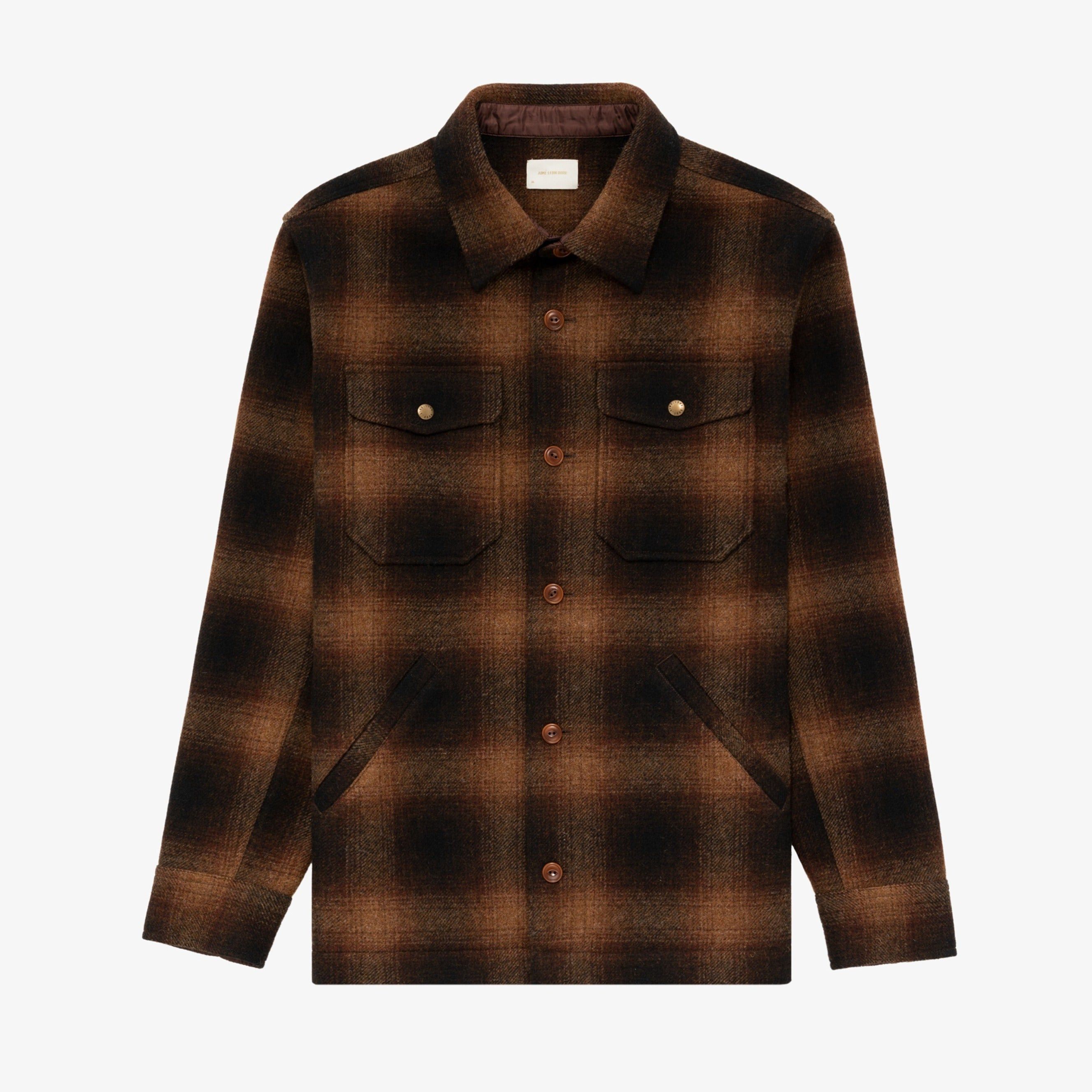 Aime Leon Dore Aime Leon Dore Brown plaid overshirt Size US S / EU 44-46 / 1 - 2 Thumbnail