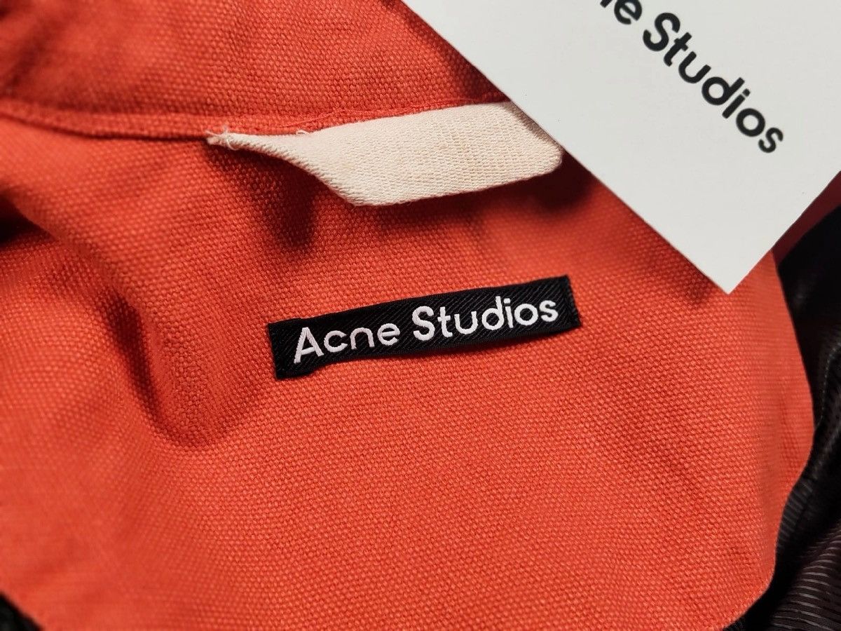 Acne Studios Acne Studios Padded Face Orange stonewashed canvas Jacket Size US M / EU 48-50 / 2 - 15 Thumbnail