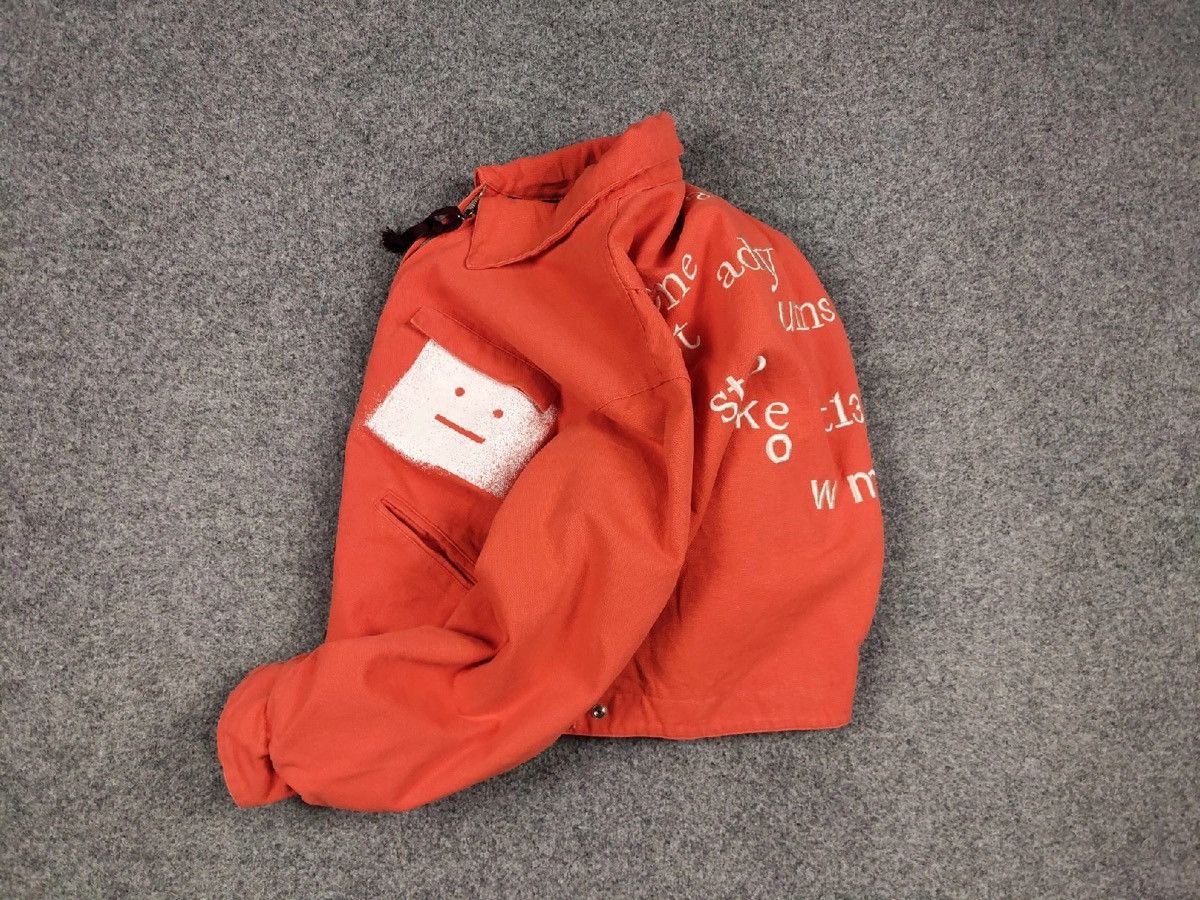 Acne Studios Acne Studios Padded Face Orange stonewashed canvas Jacket Size US M / EU 48-50 / 2 - 13 Thumbnail