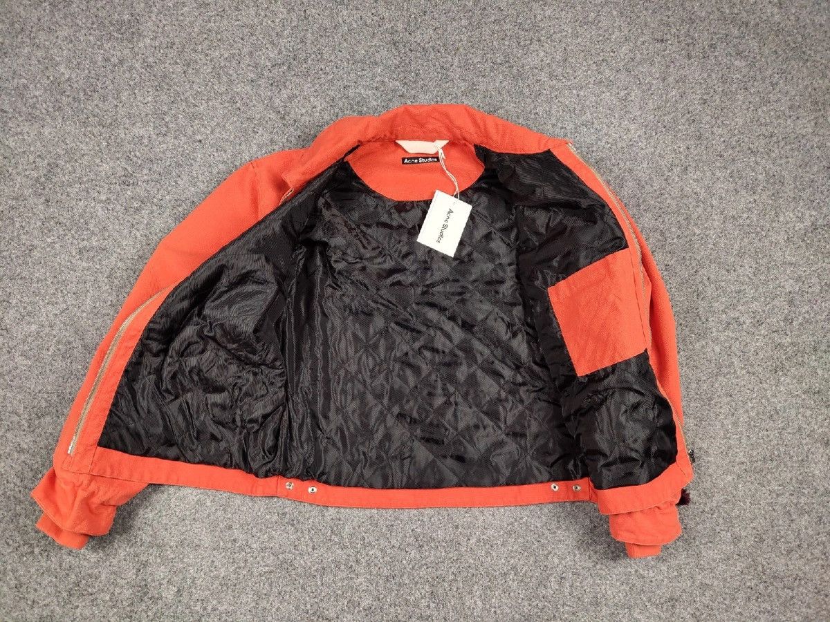 Acne Studios Acne Studios Padded Face Orange stonewashed canvas Jacket Size US M / EU 48-50 / 2 - 14 Thumbnail