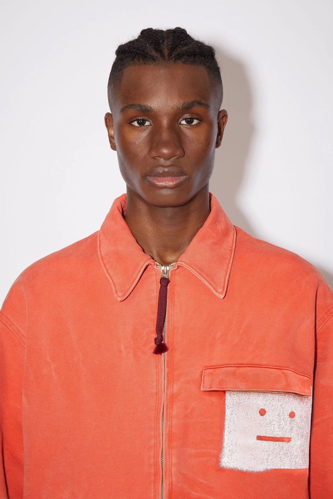 Acne Studios Acne Studios Padded Face Orange stonewashed canvas Jacket Size US M / EU 48-50 / 2 - 4 Thumbnail