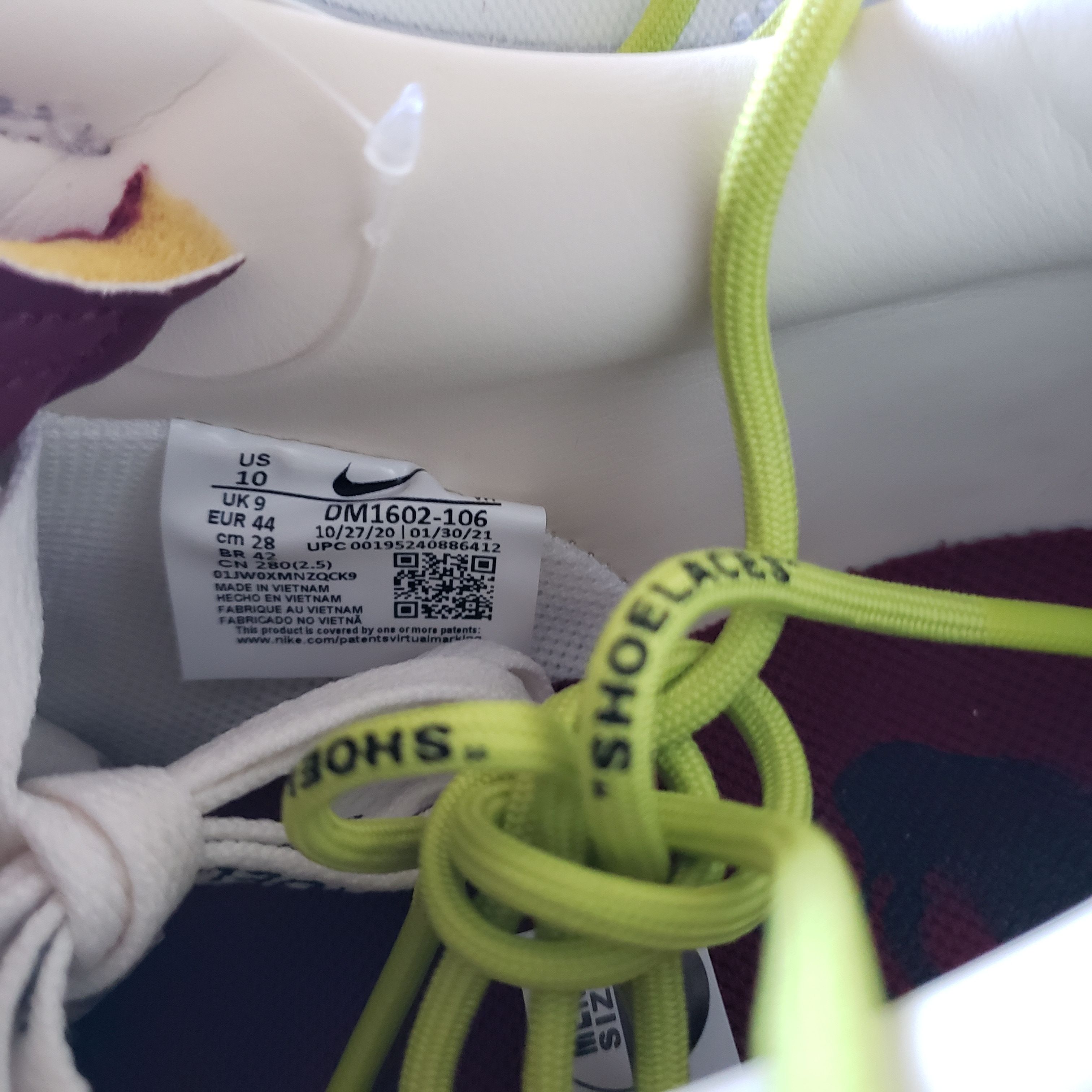 Nike × Off-White Nike off white dunk low lot 8 Size US 10 / EU 43 - 6 Thumbnail