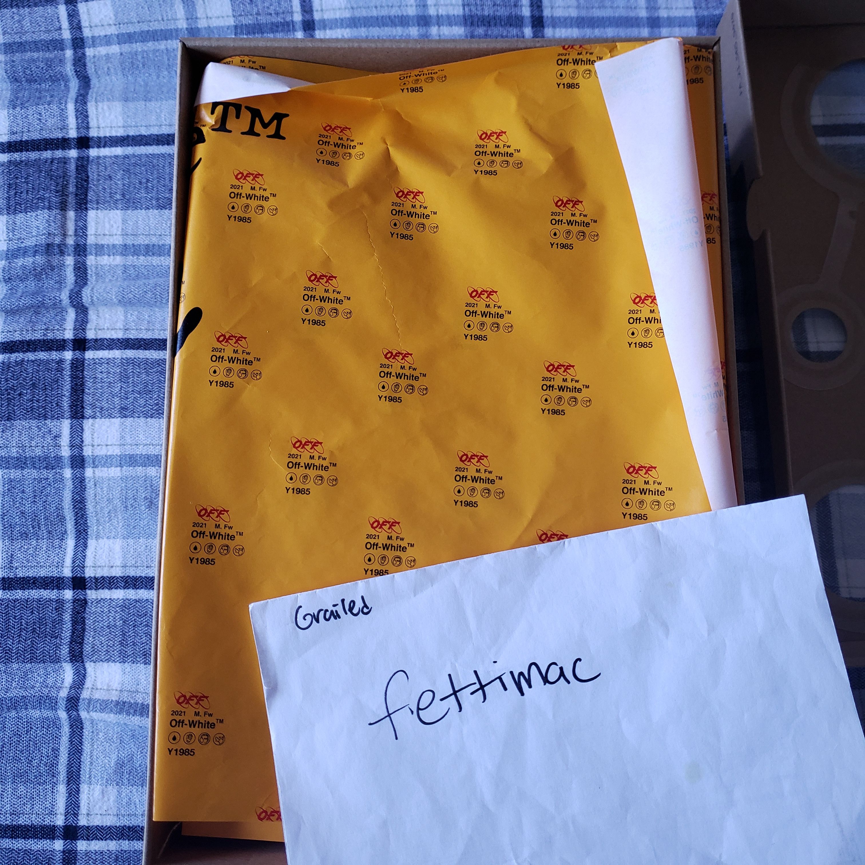 Nike × Off-White Nike off white dunk low lot 8 Size US 10 / EU 43 - 10 Thumbnail