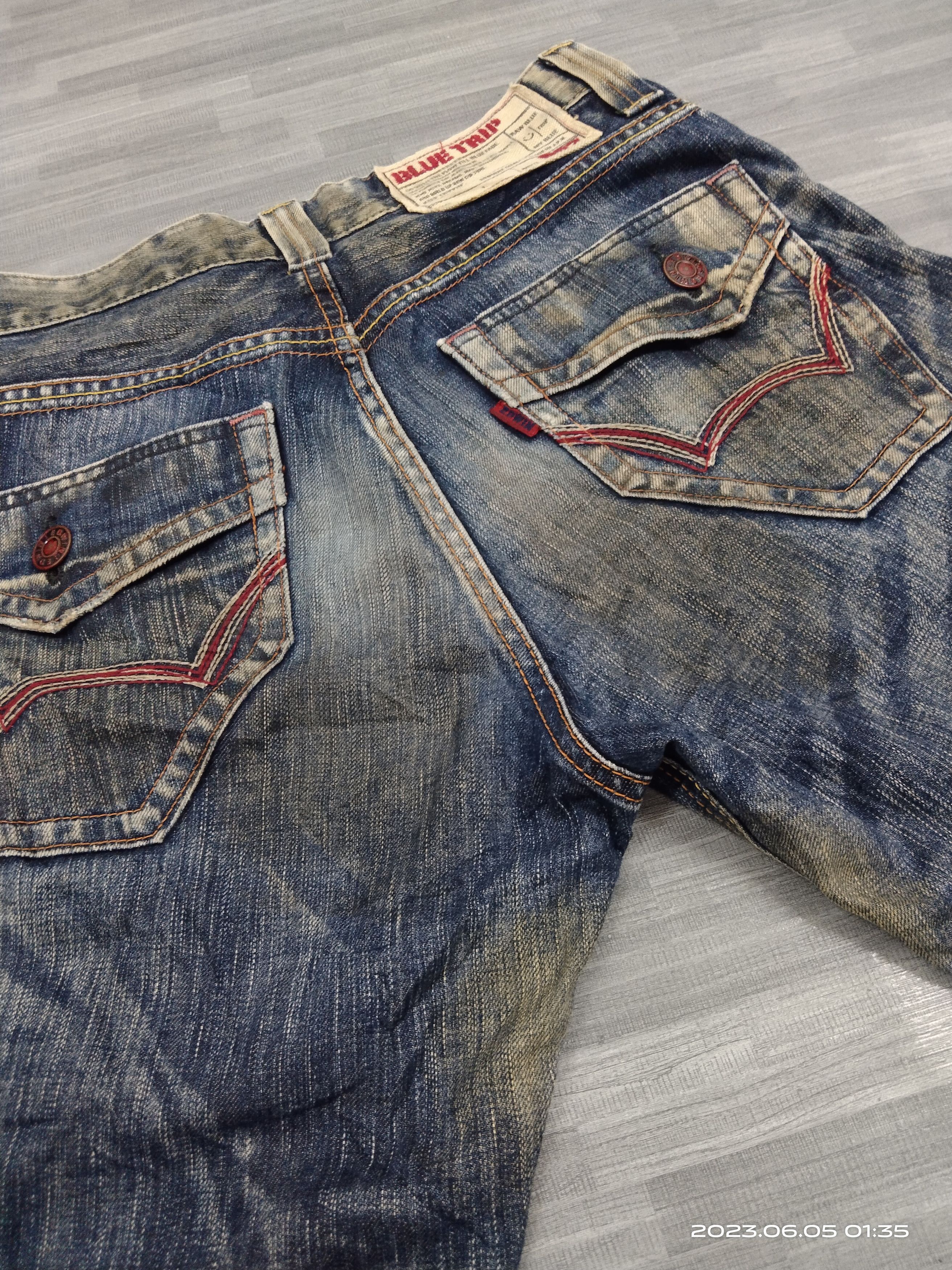 Edwin SICK RUSTY EDWIN🇯🇵 VINTAGE DENIM PANTS Size US 30 / EU 46 - 7 Thumbnail