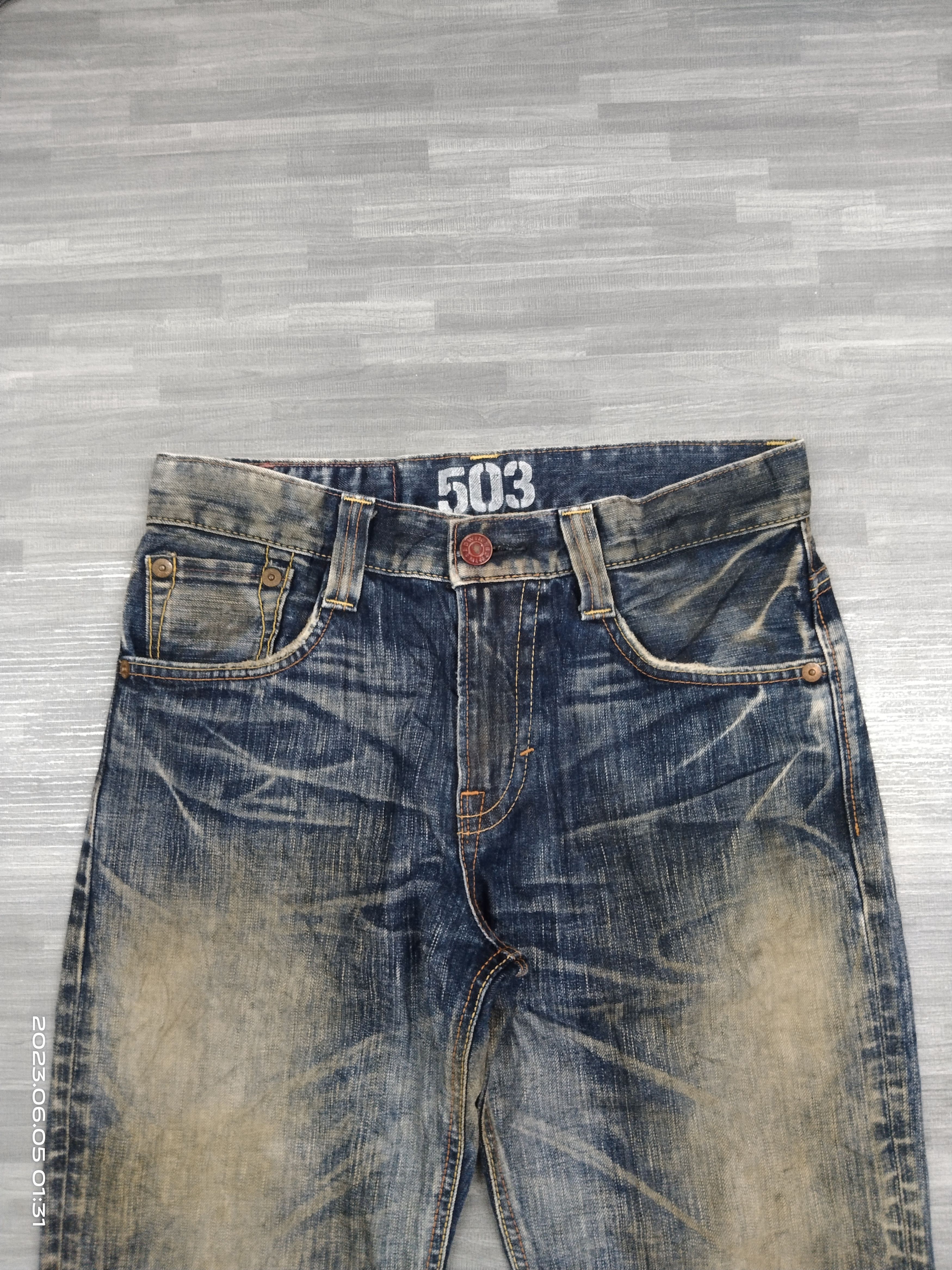 Edwin SICK RUSTY EDWIN🇯🇵 VINTAGE DENIM PANTS Size US 30 / EU 46 - 4 Thumbnail