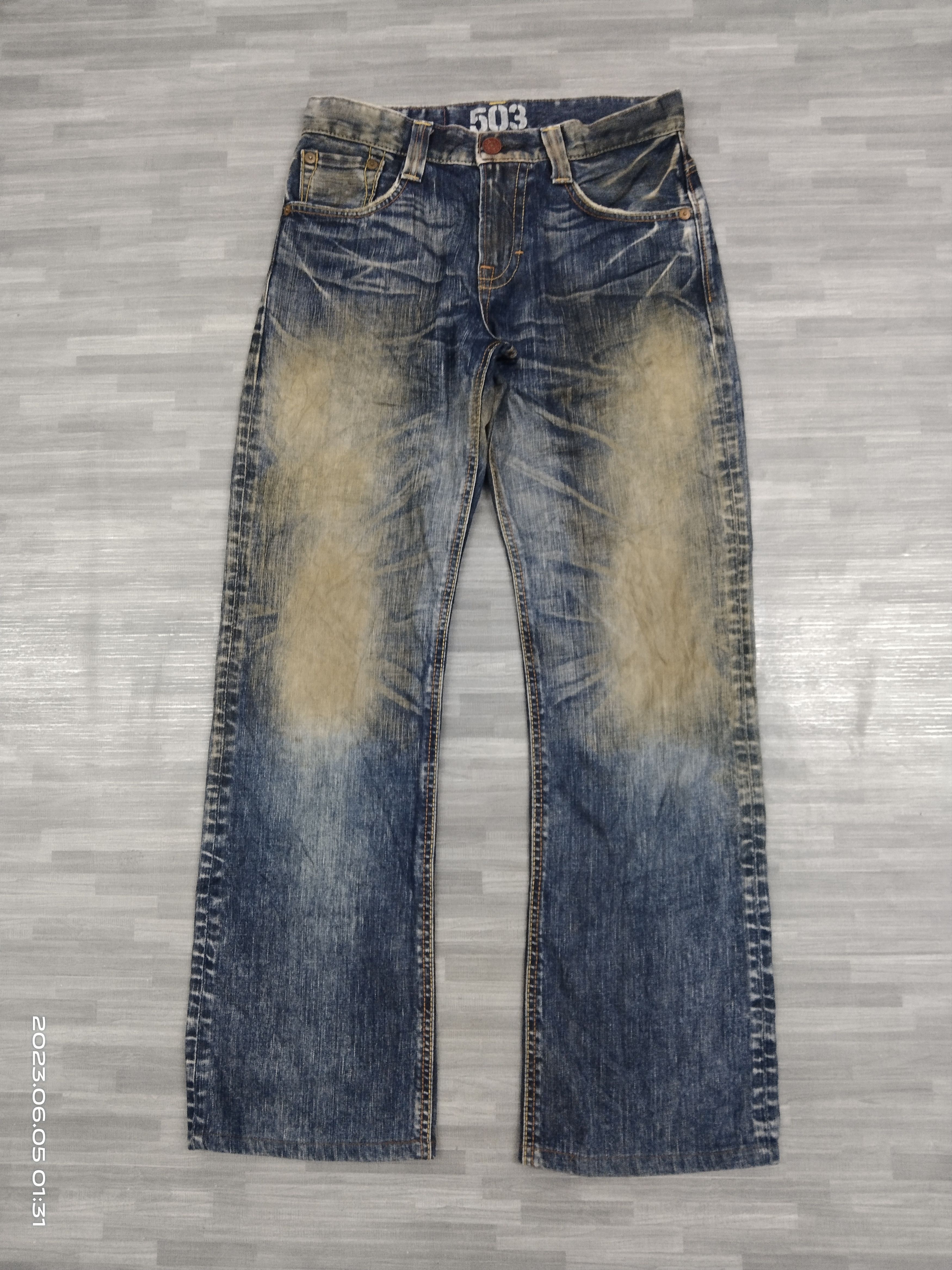 Edwin SICK RUSTY EDWIN🇯🇵 VINTAGE DENIM PANTS Size US 30 / EU 46 - 2 Thumbnail