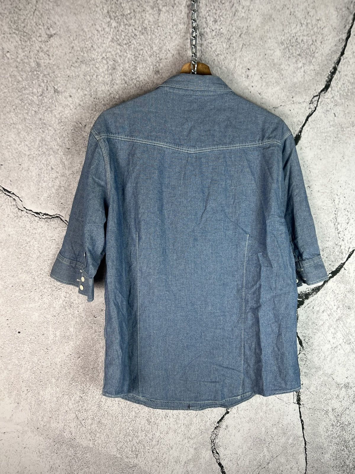 Allsaints Allsaints denim button up shirt Size US XL / EU 56 / 4 - 2 Thumbnail