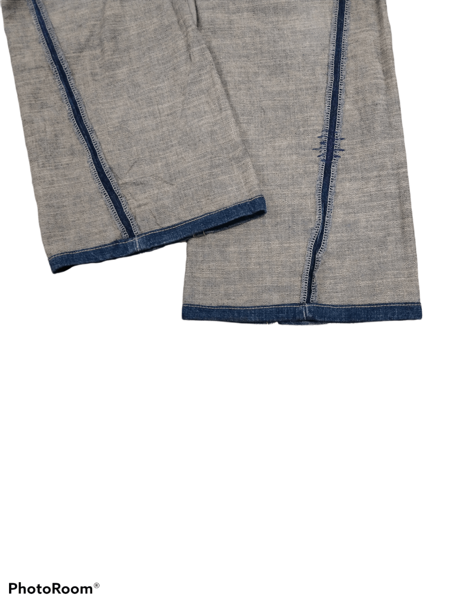 Japanese Brand FLARE VERY RARE🔥DISTRESSED REVERSIBLE LOVCAT DENIM PANTS Size US 30 / EU 46 - 12 Thumbnail
