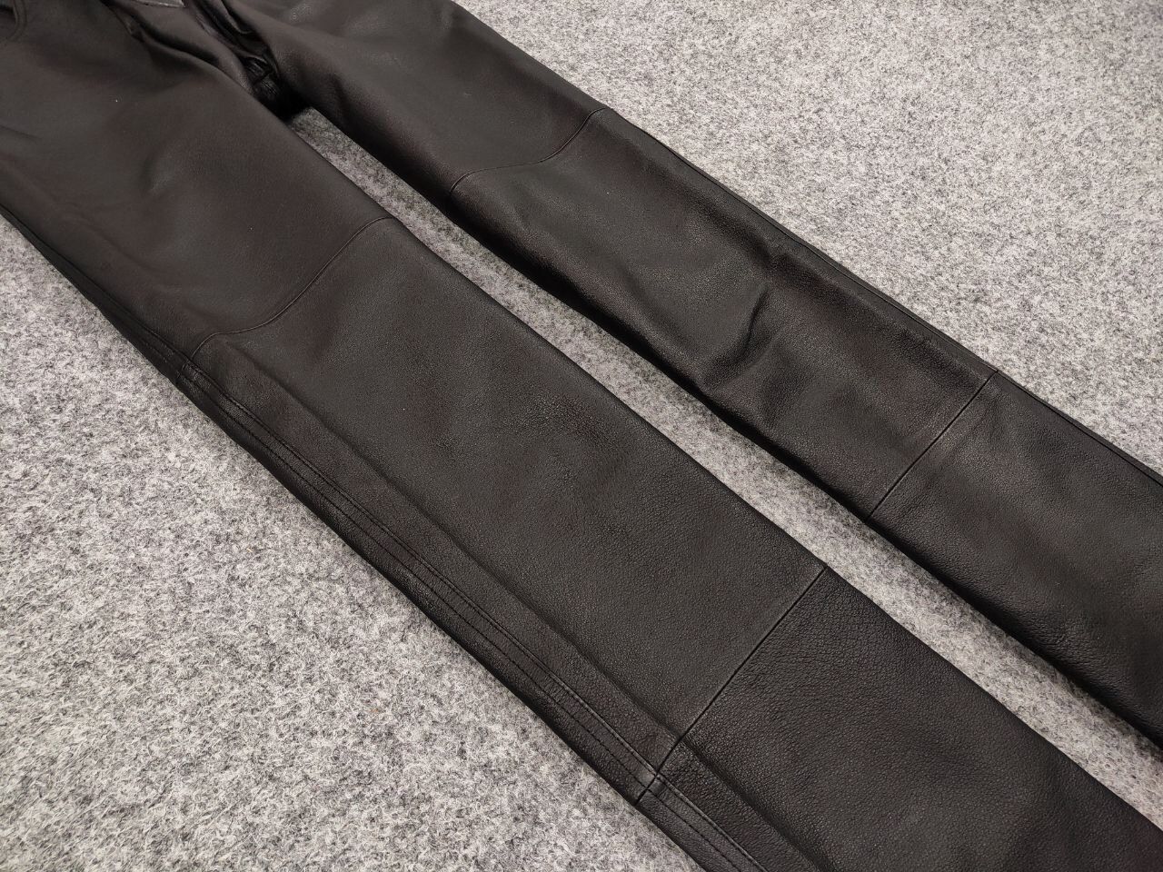 Japanese Brand Vintage Leather Black Pants Japanese Hype Travis Scott Size US 29 - 8 Thumbnail