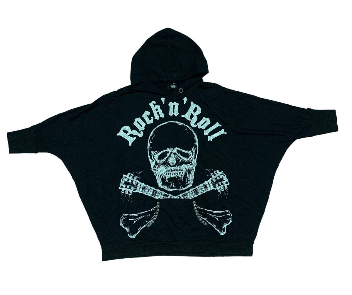 Hysteric Glamour × Japanese Brand Japanese Brand Glad News 💀 Skull Rock N Roll Hoodies Size US L / EU 52-54 / 3 - 2 Thumbnail