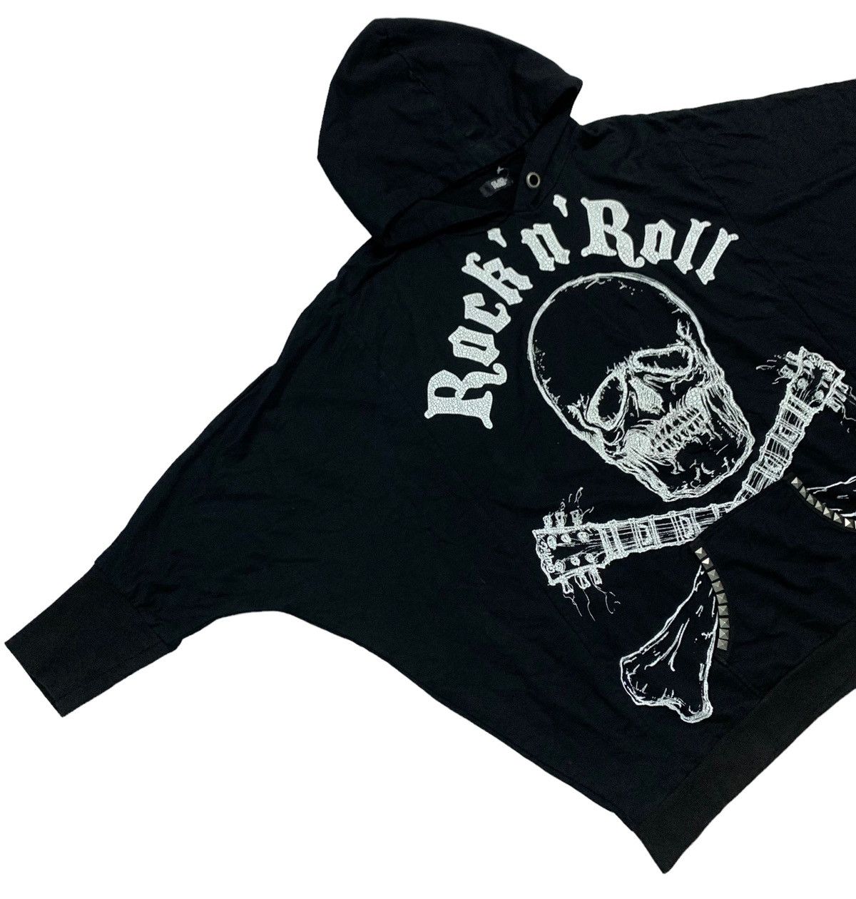 Hysteric Glamour × Japanese Brand Japanese Brand Glad News 💀 Skull Rock N Roll Hoodies Size US L / EU 52-54 / 3 - 1 Thumbnail