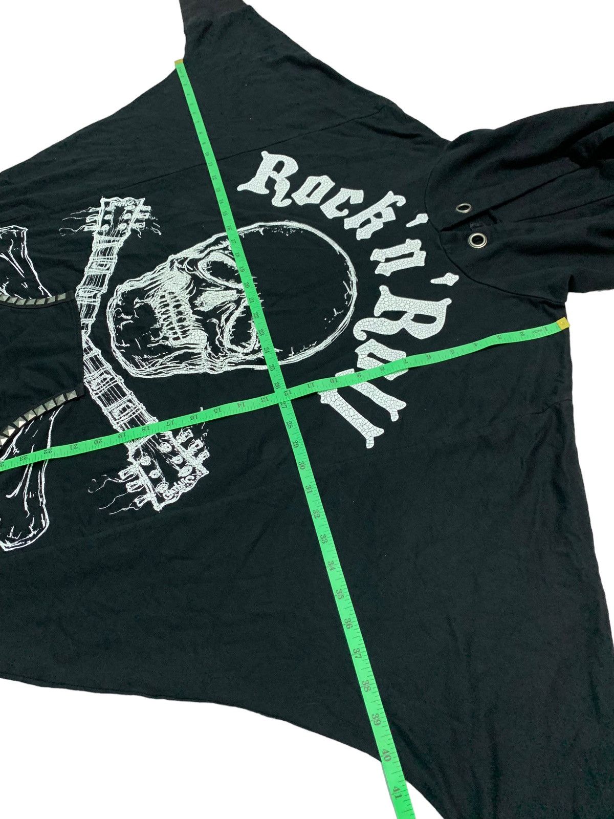 Hysteric Glamour × Japanese Brand Japanese Brand Glad News 💀 Skull Rock N Roll Hoodies Size US L / EU 52-54 / 3 - 9 Thumbnail