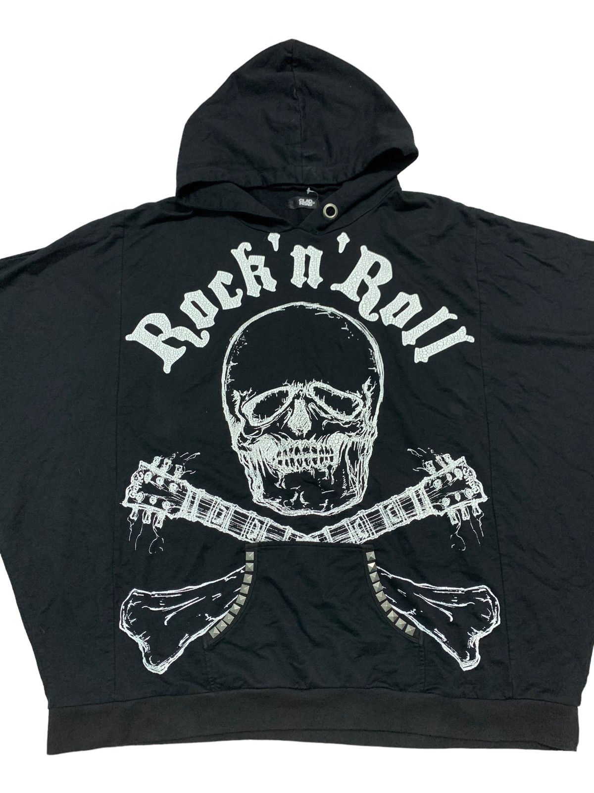 Hysteric Glamour × Japanese Brand Japanese Brand Glad News 💀 Skull Rock N Roll Hoodies Size US L / EU 52-54 / 3 - 3 Thumbnail