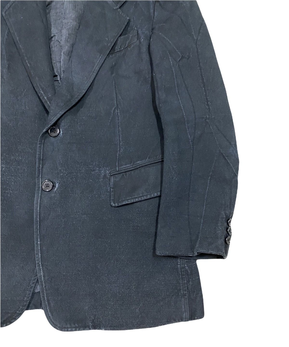 Yohji Yamamoto Vtg🔥Archive Yohji Yamamoto BLack Overcoat Jacket Size US XL / EU 56 / 4 - 14 Thumbnail