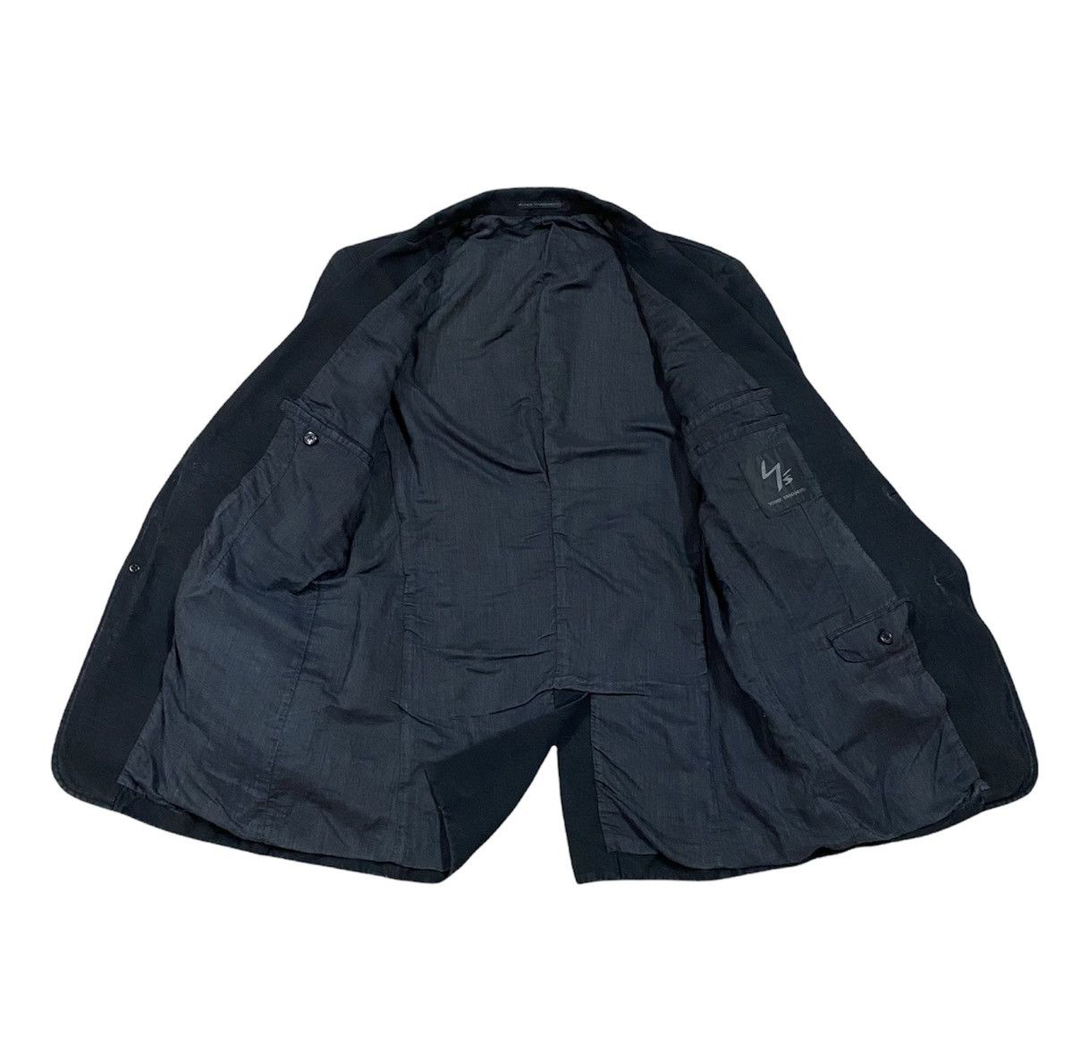 Yohji Yamamoto Vtg🔥Archive Yohji Yamamoto BLack Overcoat Jacket Size US XL / EU 56 / 4 - 5 Thumbnail