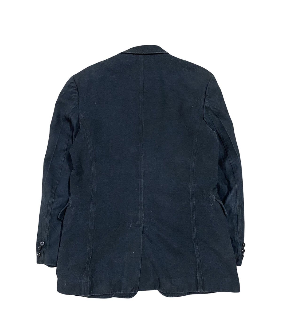 Yohji Yamamoto Vtg🔥Archive Yohji Yamamoto BLack Overcoat Jacket Size US XL / EU 56 / 4 - 2 Thumbnail