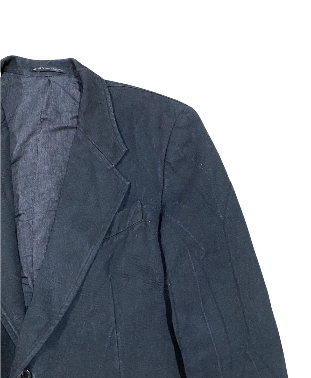 Yohji Yamamoto Vtg🔥Archive Yohji Yamamoto BLack Overcoat Jacket Size US XL / EU 56 / 4 - 16 Thumbnail