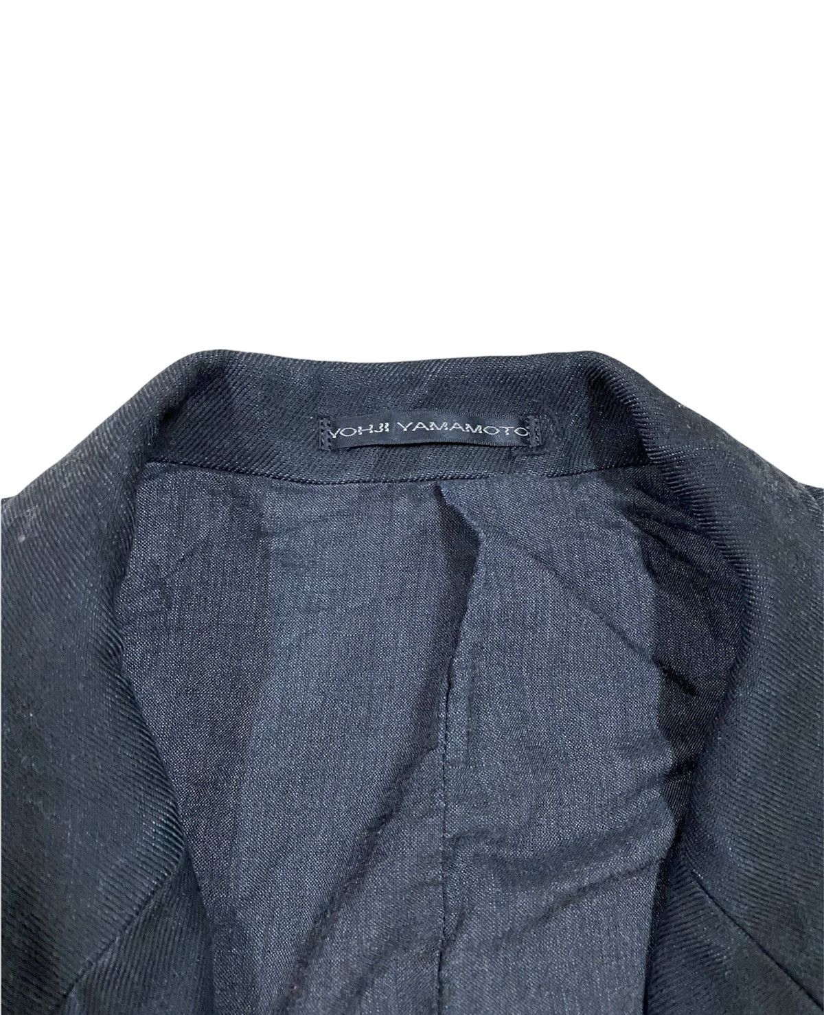 Yohji Yamamoto Vtg🔥Archive Yohji Yamamoto BLack Overcoat Jacket Size US XL / EU 56 / 4 - 10 Thumbnail